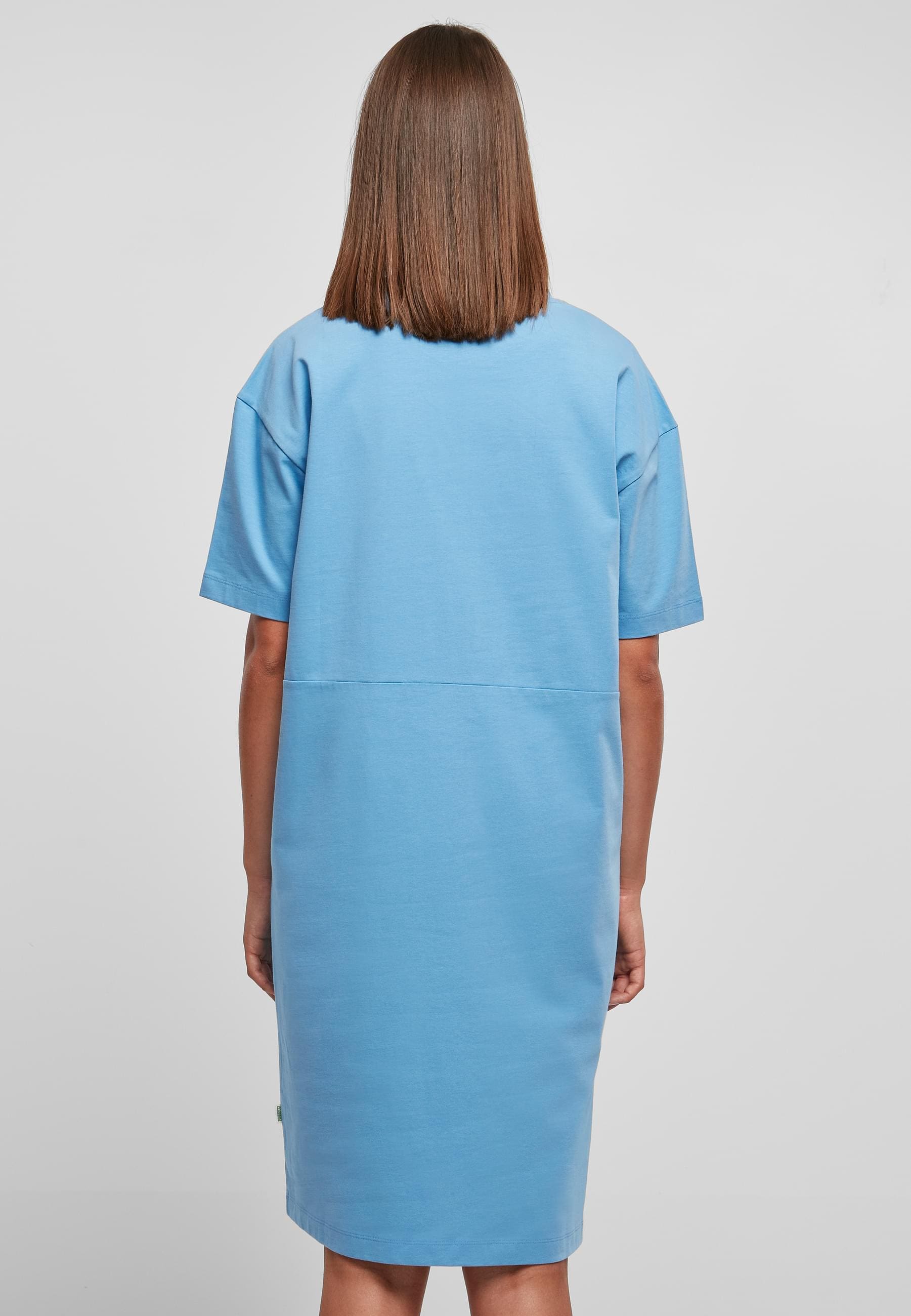 URBAN CLASSICS Shirtkleid »Urban Classics Damen Ladies Organic Oversized Slit Tee Dress«, (1 tlg.)