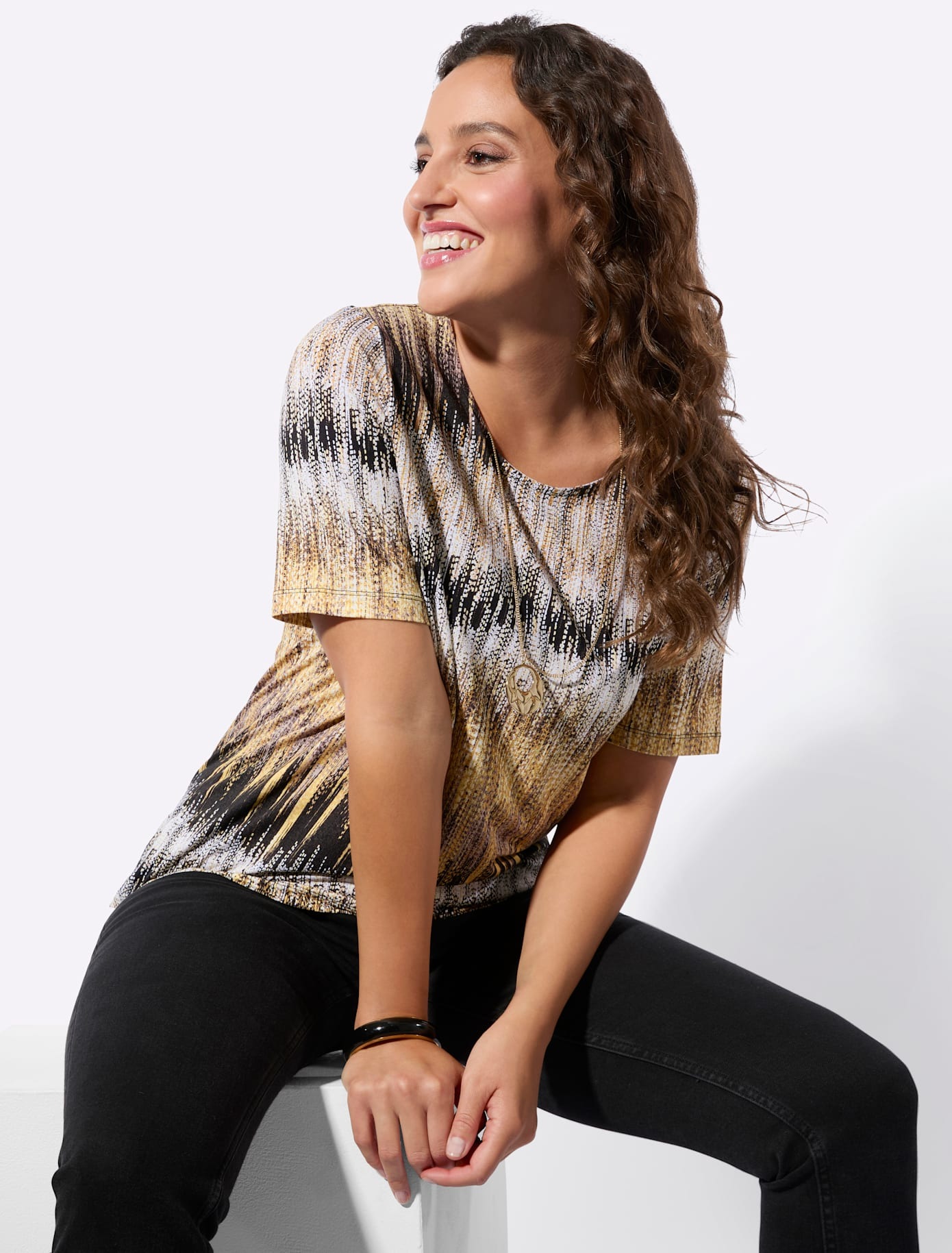 Casual Looks Kurzarmshirt »Kurzarm-Shirt« 1 tlg.