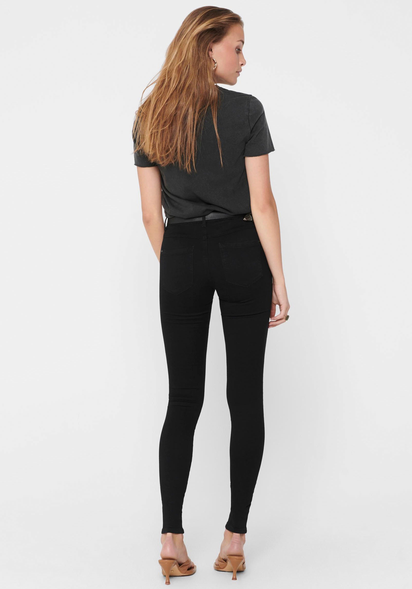 ONLY Skinny-fit-Jeans "ONLROYAL – Skinny-Jeans mit normaler Leibhöhe und St günstig online kaufen
