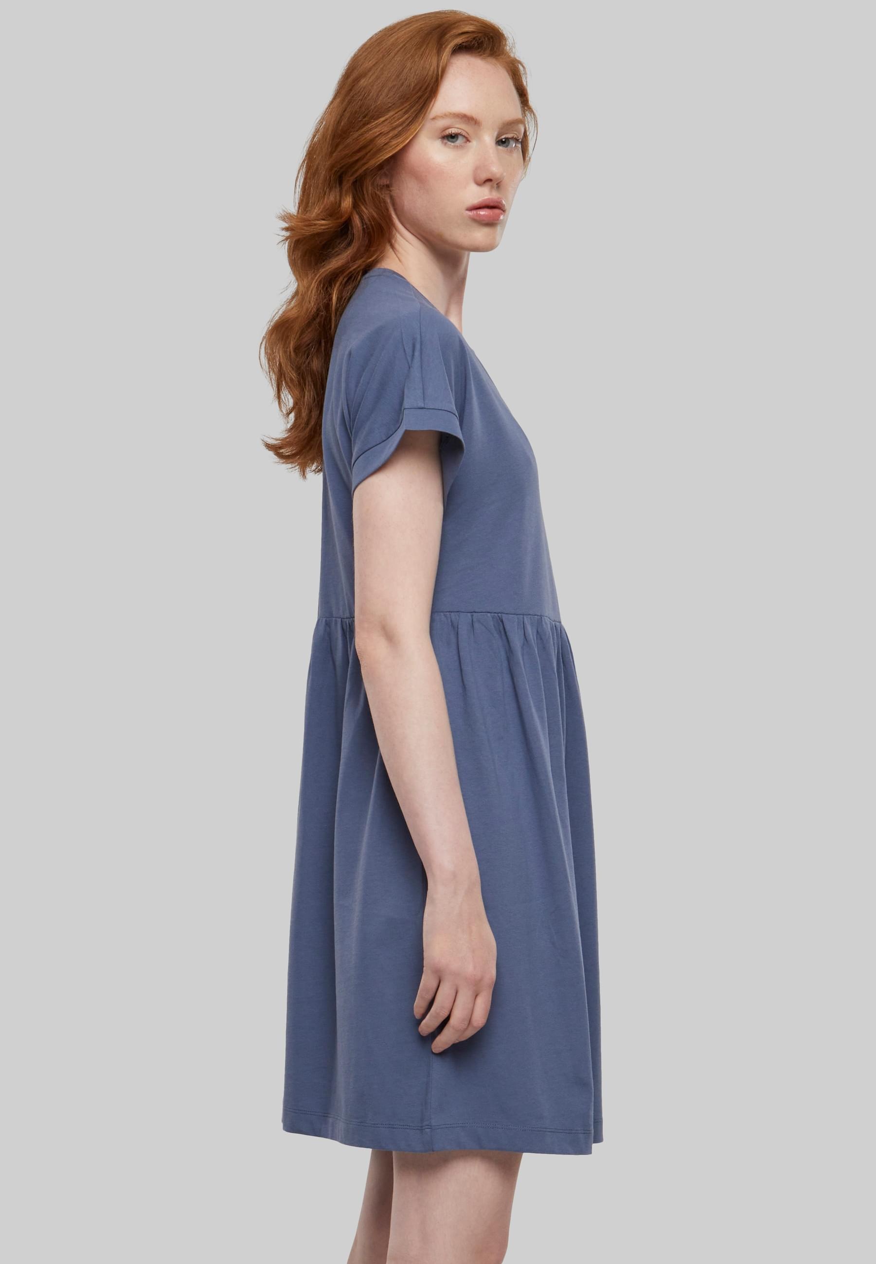 URBAN CLASSICS Shirtkleid »Urban Classics Damen Ladies Organic Empire Valance Tee Dress«, (1 tlg.)