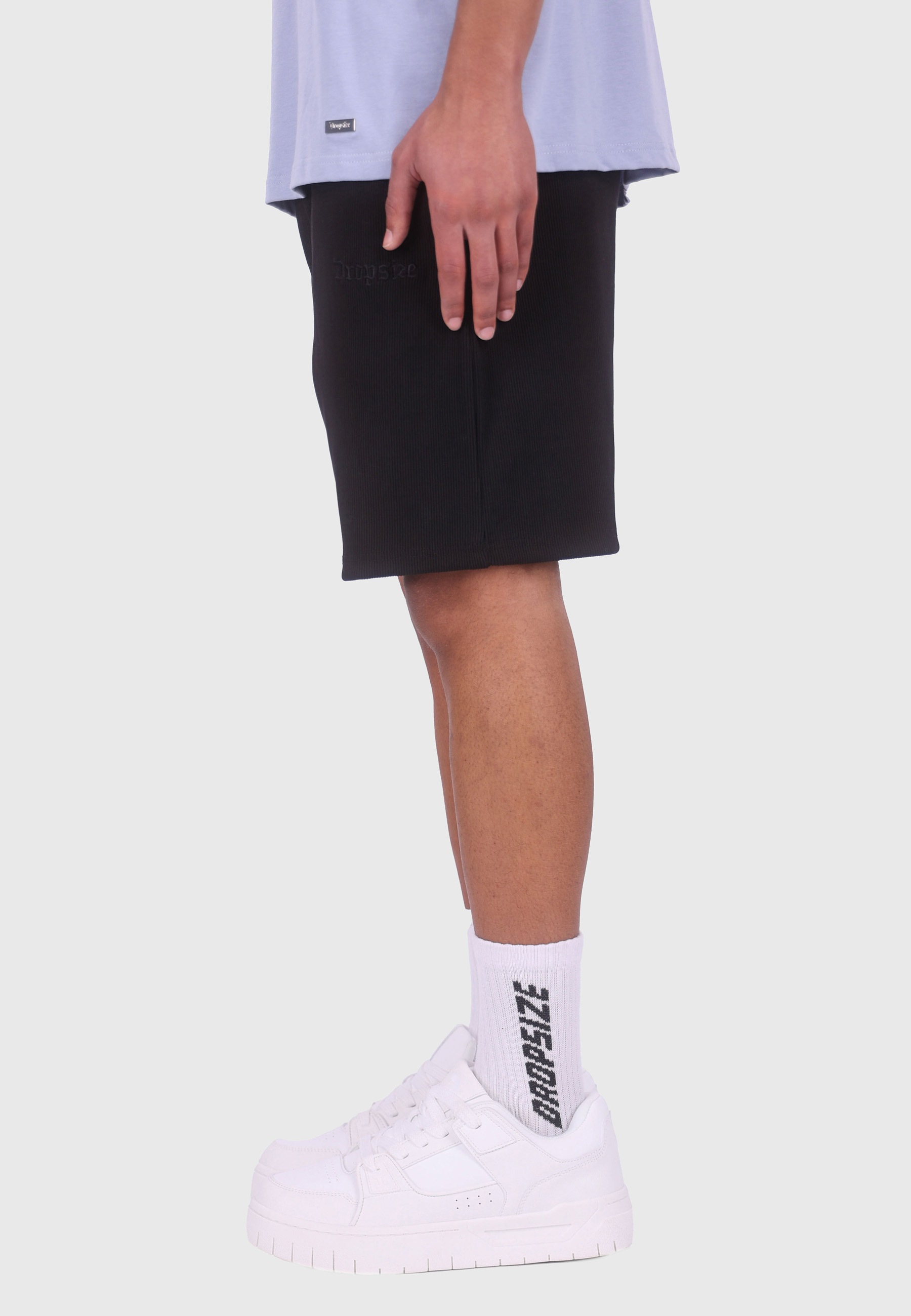 Dropsize Shorts »Dropsize HEAVY EMBO RIB SHORTS«