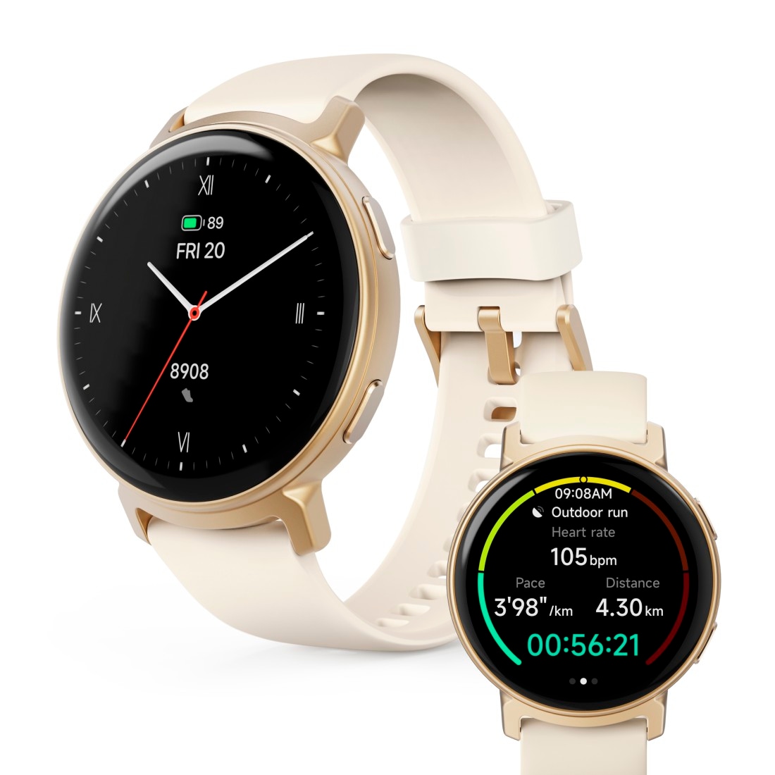 Hama Smartwatch "ARION GPS, AMOLED-Display, IP68, Telefonfunktion, 110 Sportmodi"(/ 1,32 ″)
