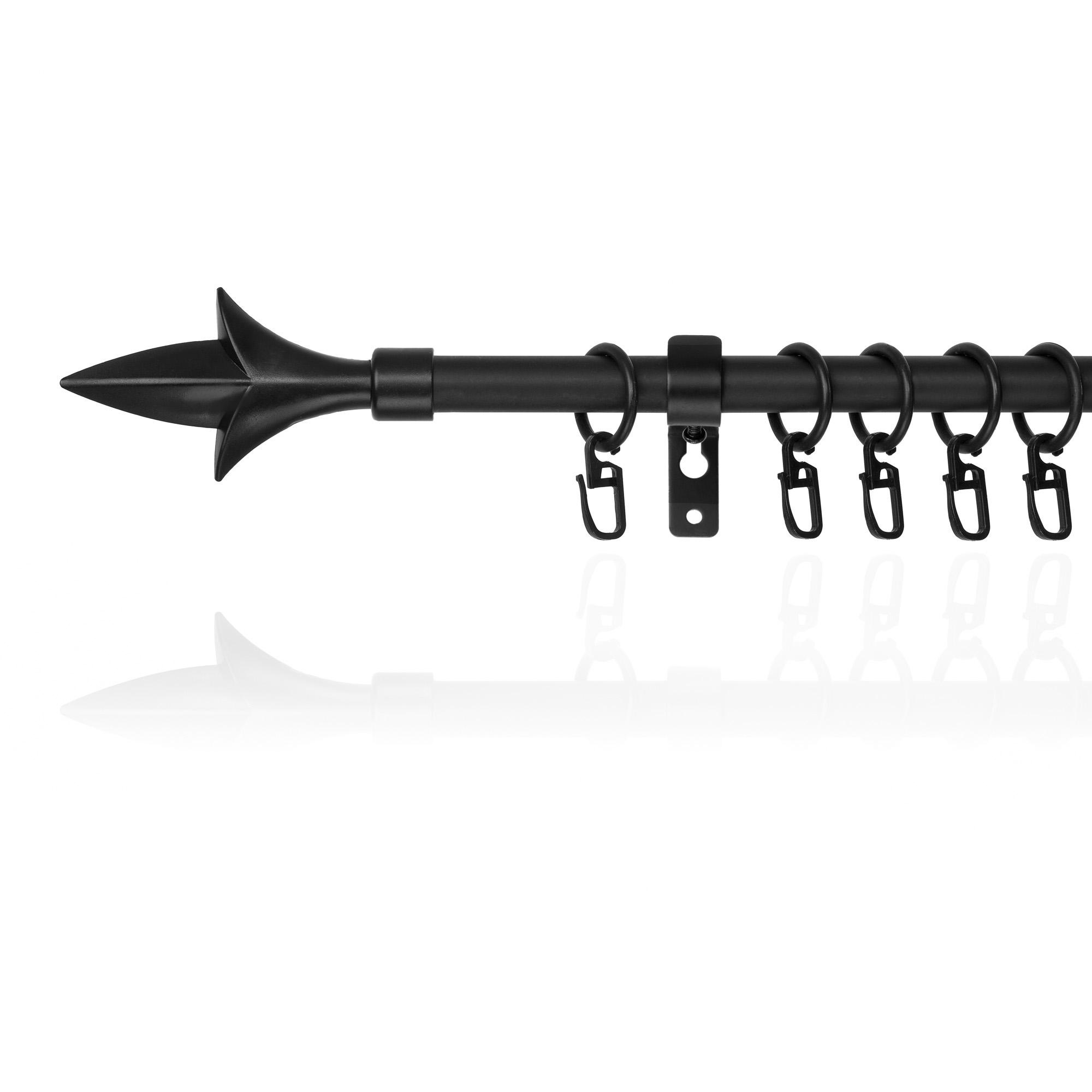 LICHTBLICK ORIGINAL Gardinenstange "Lilie" Ø 16 mm 1 läufig-läufig Fixmaß günstig online kaufen