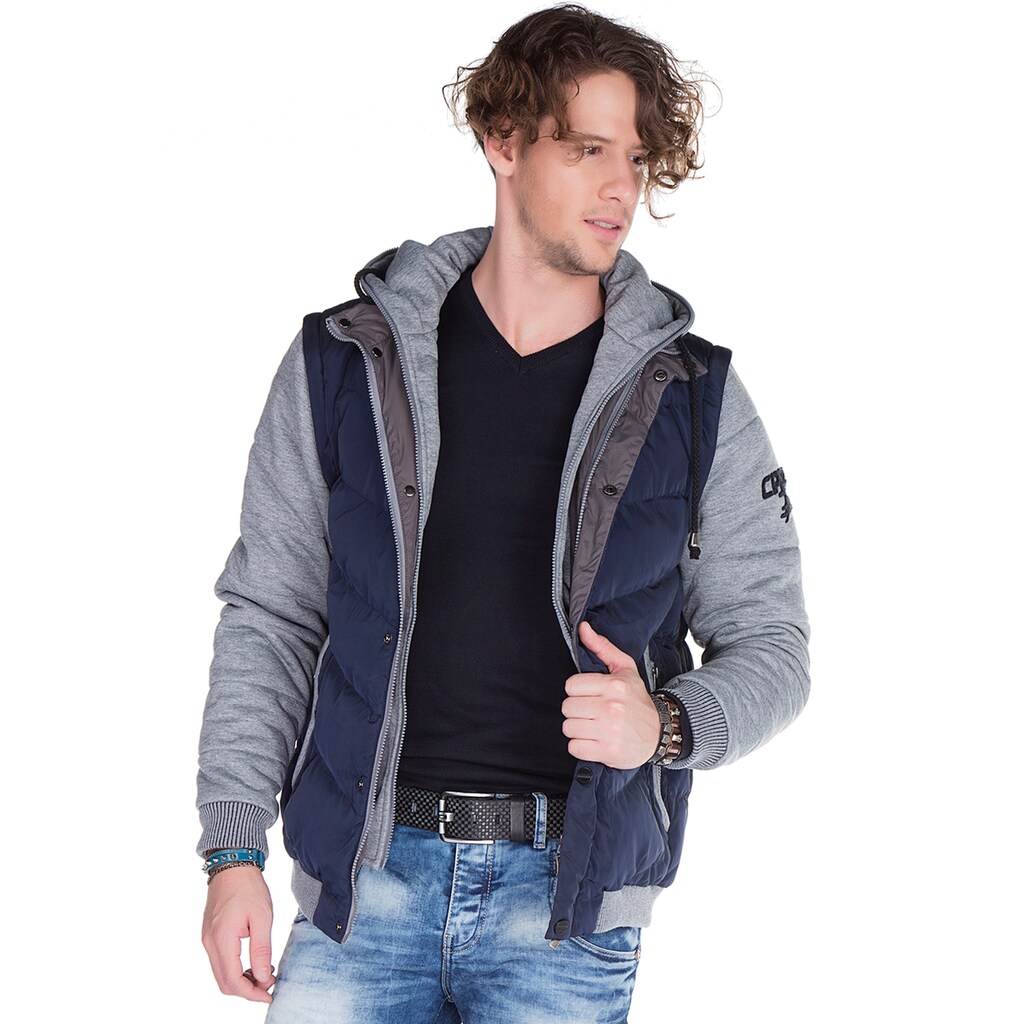 Cipo & Baxx Outdoorjacke, in 2-in-1-Optik