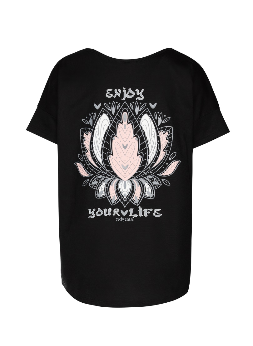 Trigema T-Shirt »TRIGEMA Oversized T-Shirt mit Printmotiven«, (1 tlg.)