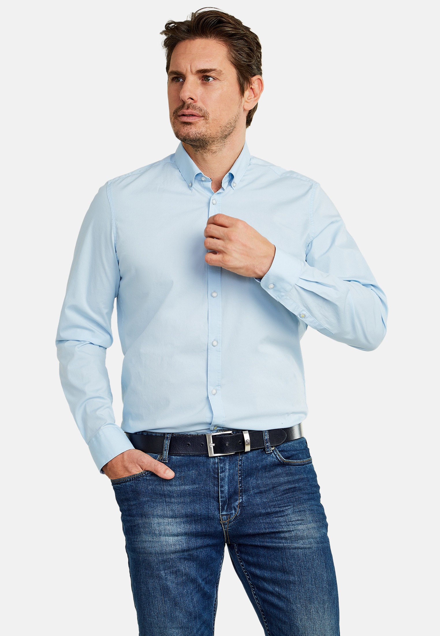 Thumbnail - LERROS Ledergürtel "Gürtel mit Metallelementen"