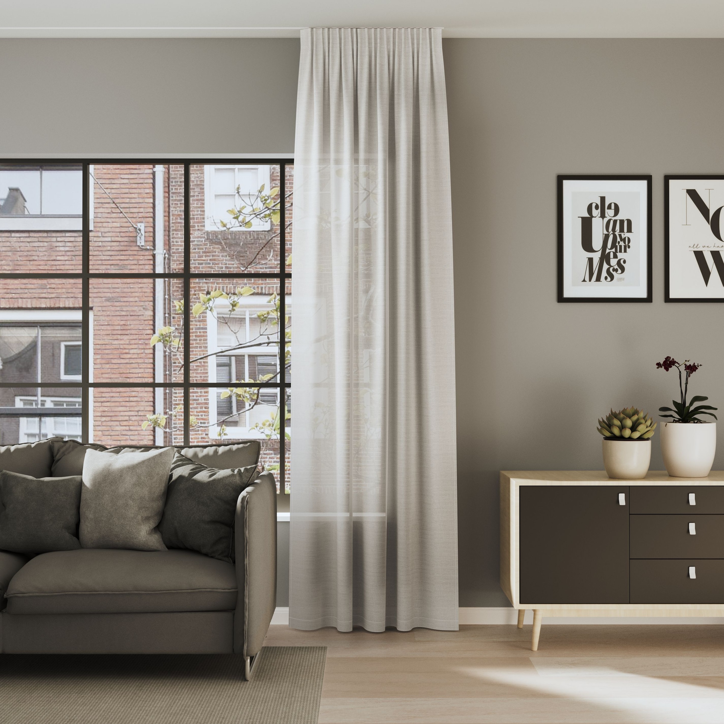 Neutex for you Vorhang "ALLEY-ECO" Multifunktionsband 1 Stk. tlg. Halbtrans günstig online kaufen
