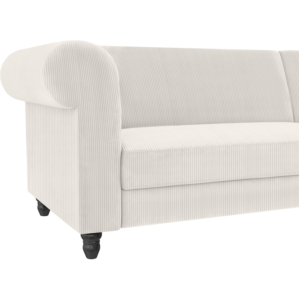 Dorel Home Ecksofa »Felix II, L-Form, Schlafsofa 241cm (Liegefl. 108/195 cm),«