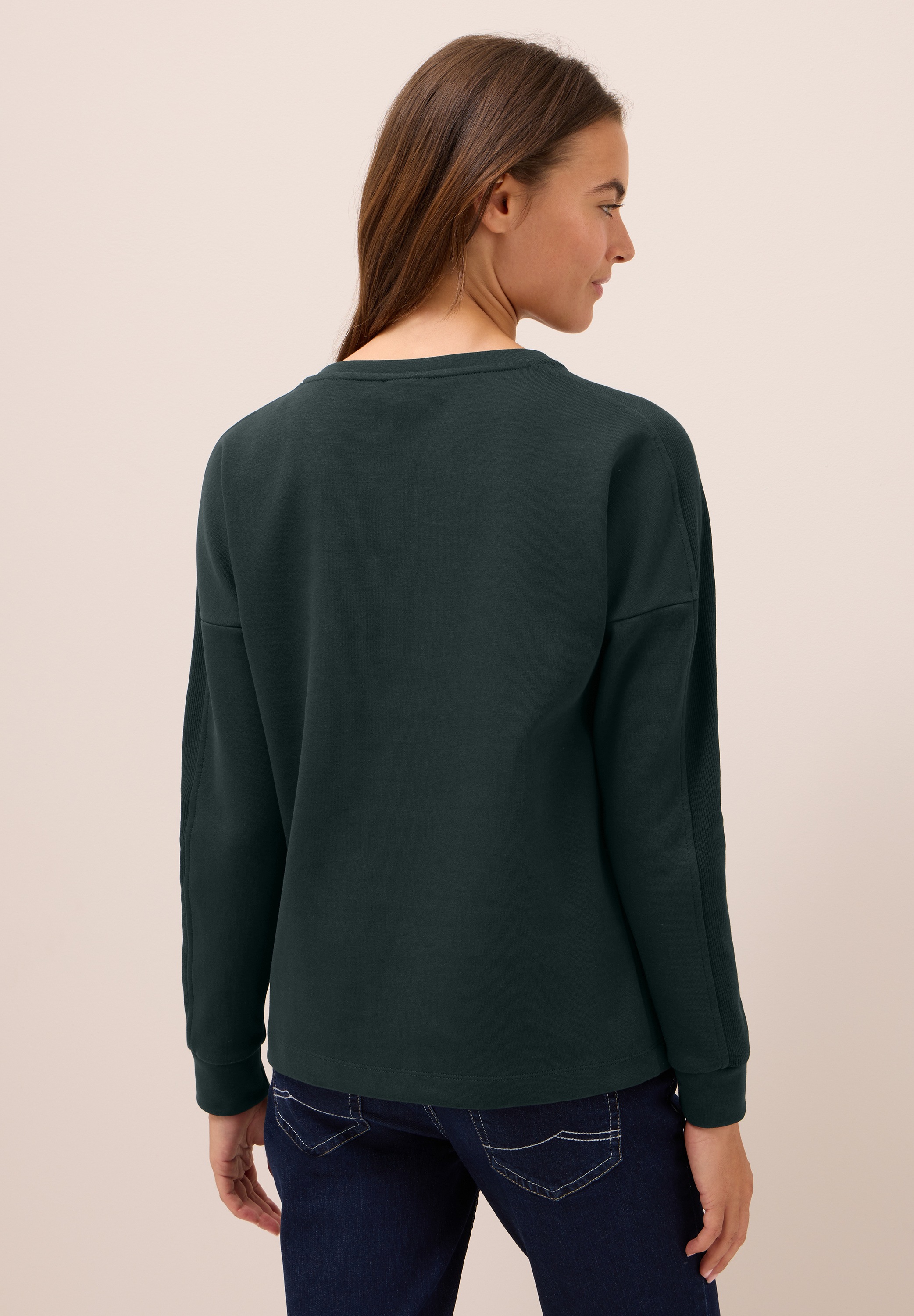 Cecil Langarmshirt, aus elastischem Materialmix günstig online kaufen