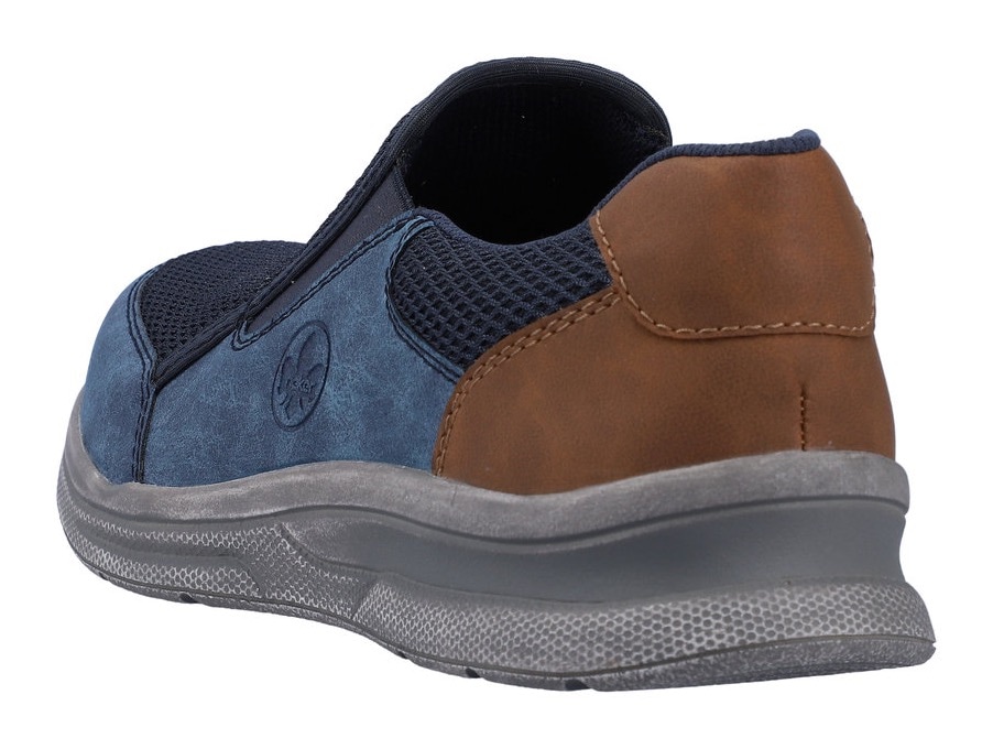 Rieker Slipper, Schlupfschuh, Freizeitschuh mit seitlichen Stretcheinsätzen, G-Weite