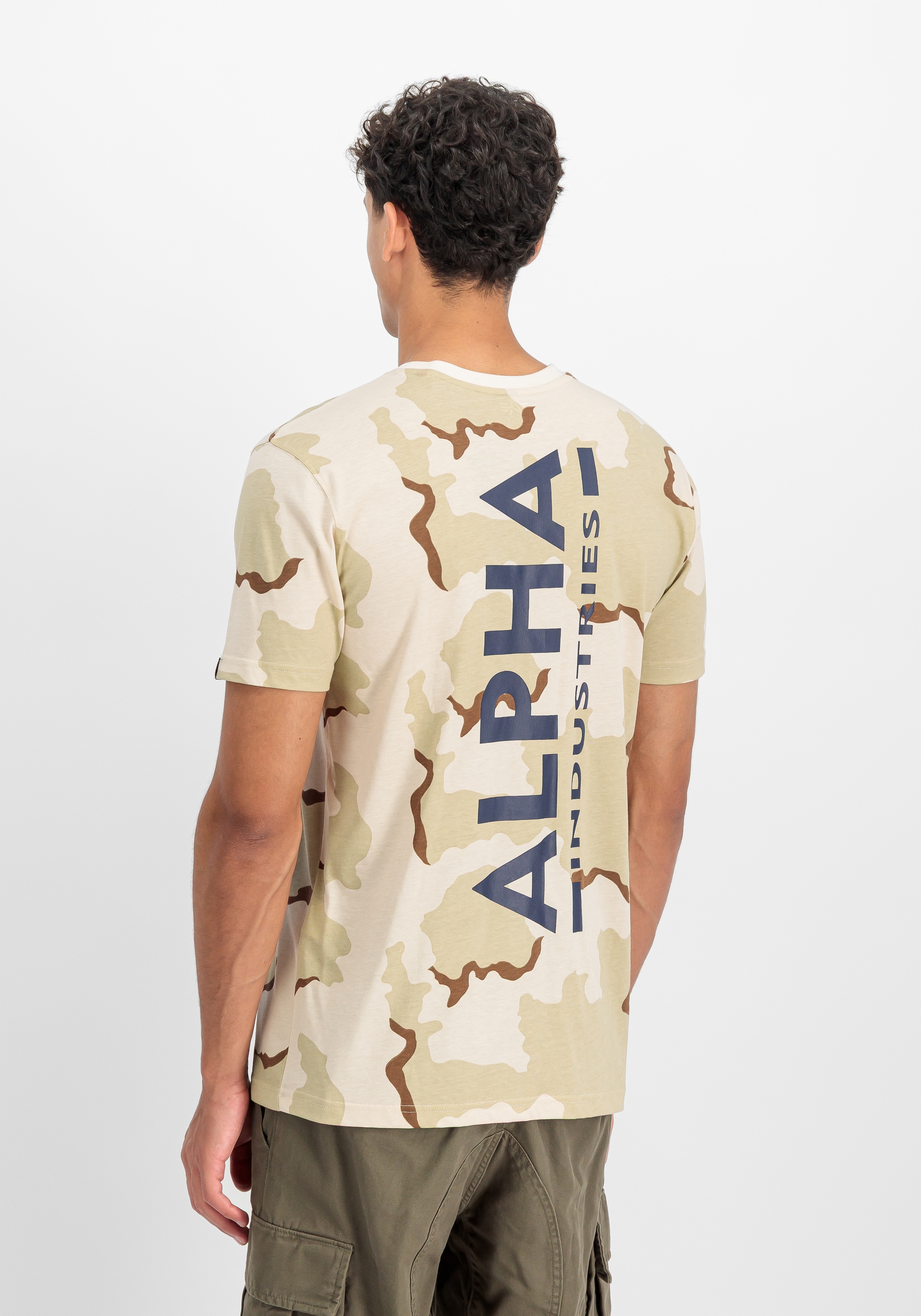 Alpha Industries T-Shirt »Backprint T-Shirt Camo«