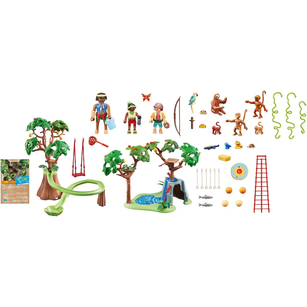 Playmobil® Konstruktions-Spielset »Tropischer Dschungel-Spielplatz (71142), Wiltopia«, (138 St.)