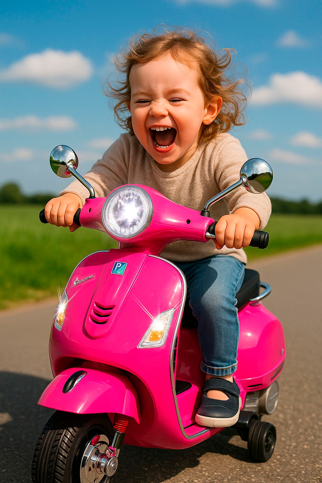 Jamara Elektro-Kinderroller »Ride-on Vespa GTS 125,  Li-Power 12.6« ab 3 Jahren bis 30 kg mit Licht- und Soundeffekten
