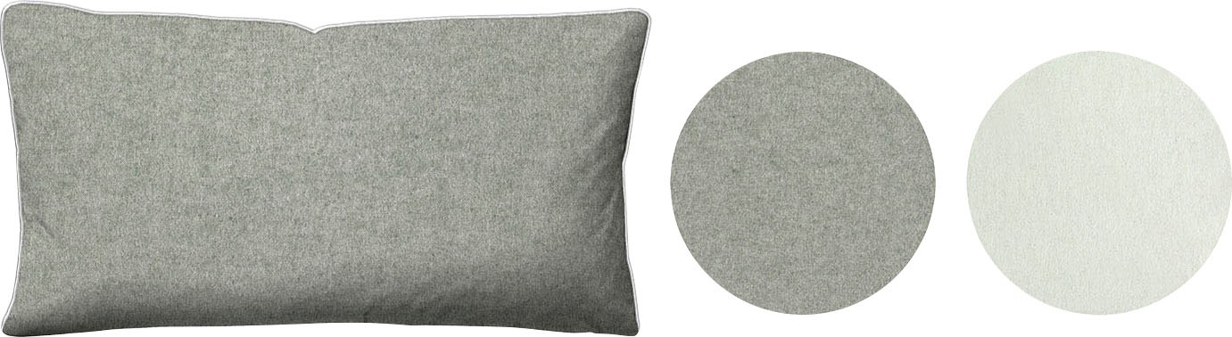 Biberna Kissenbezug »Hermal« (1 Stück), Wendekissenbezug, Made in Germany zertifiziert, geeignet im Winter