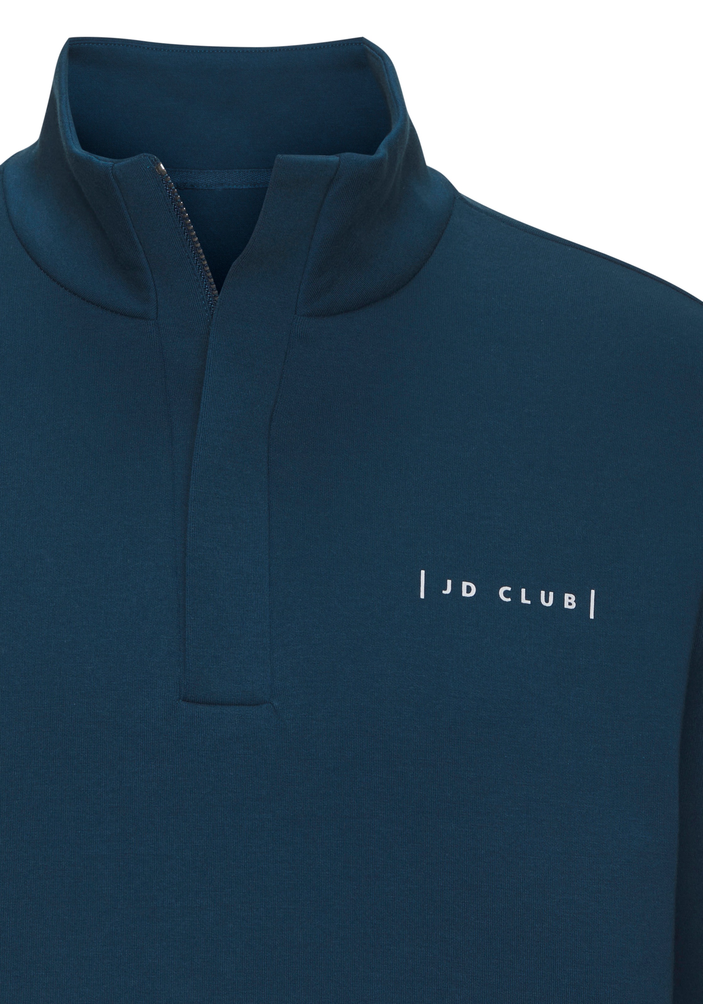 John Devin Sweatshirt ", Troyer mit Stehkragen und Reißverschluss", hochwer günstig online kaufen