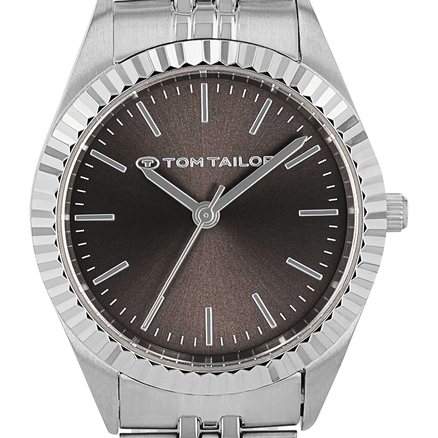 TOM TAILOR Quarzuhr Armbanduhr, Damenuhr, Edelstahlarmband, analog