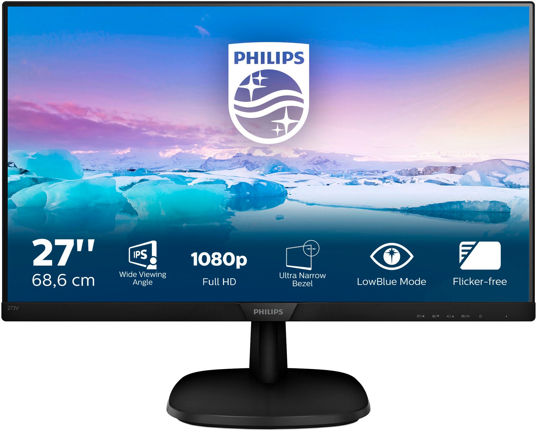 Philips LED-Monitor »273V7QJAB«, 69 cm/27 Zoll, 1920 x 1080 px, Full HD ...