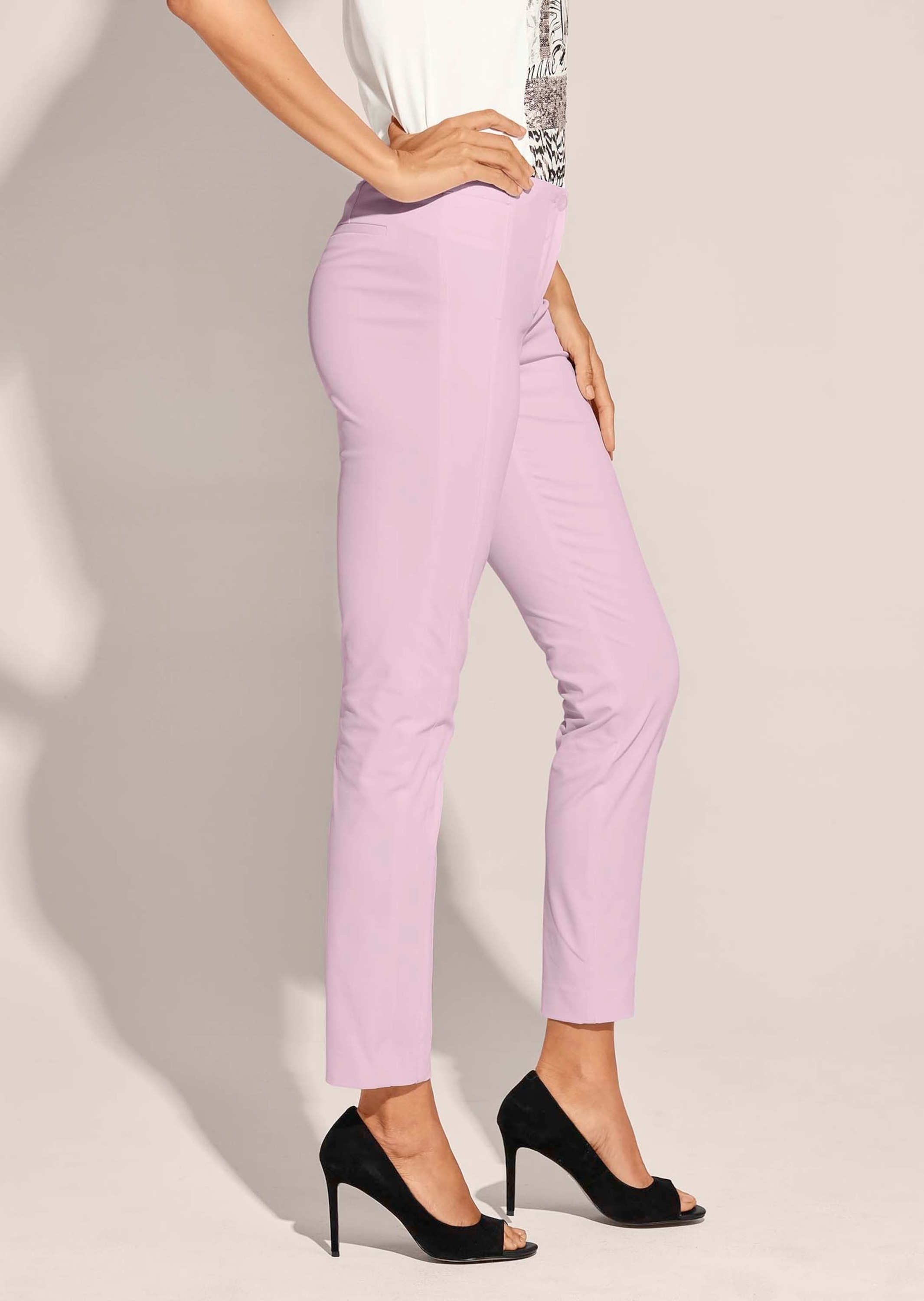 MADELEINE Stoffhose »Hose Schlanke Stretch-Hose mit Vichy-Karo«  hoher Tragekomfort durch Stretchanteil