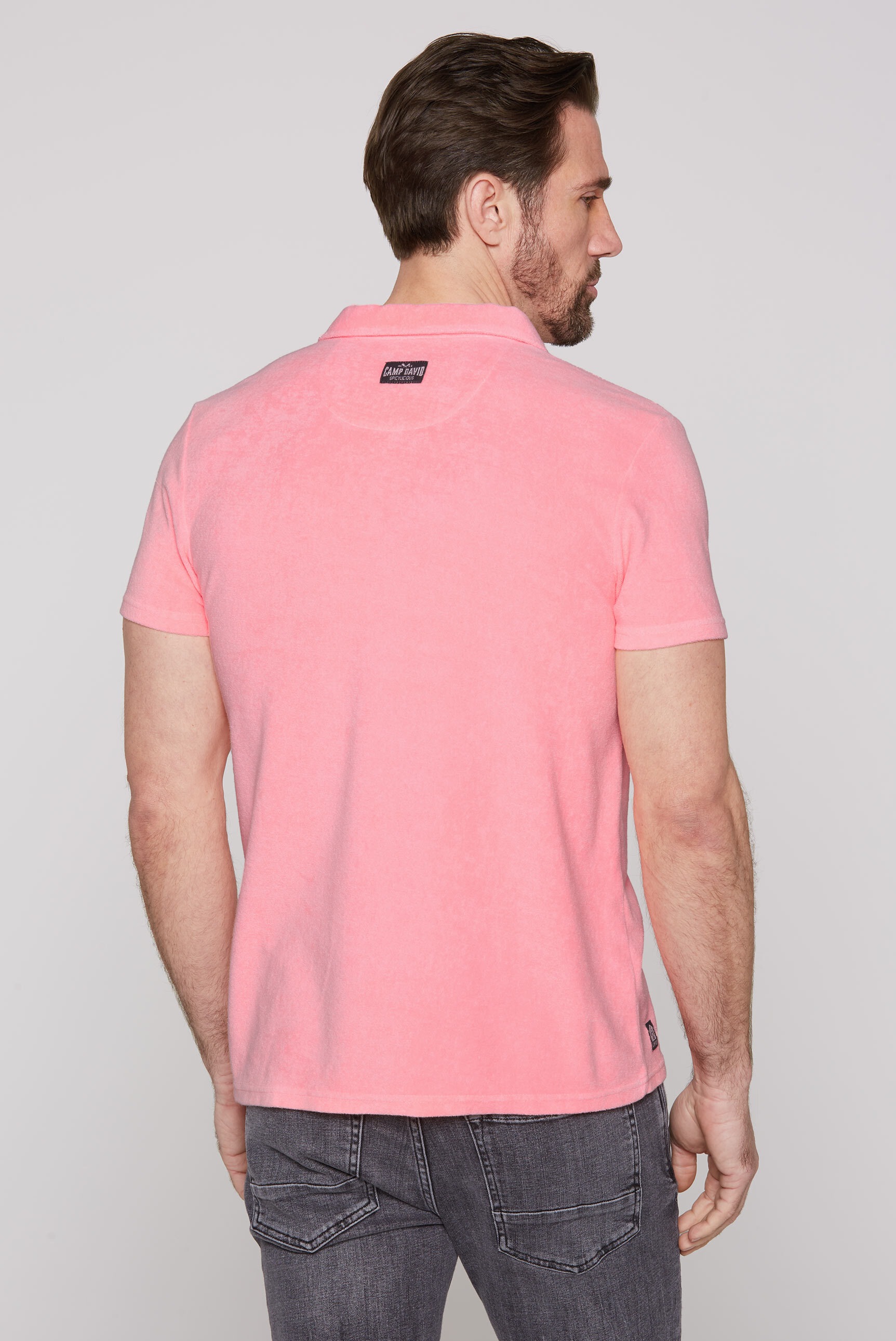 CAMP DAVID Poloshirt, mit Stickerei