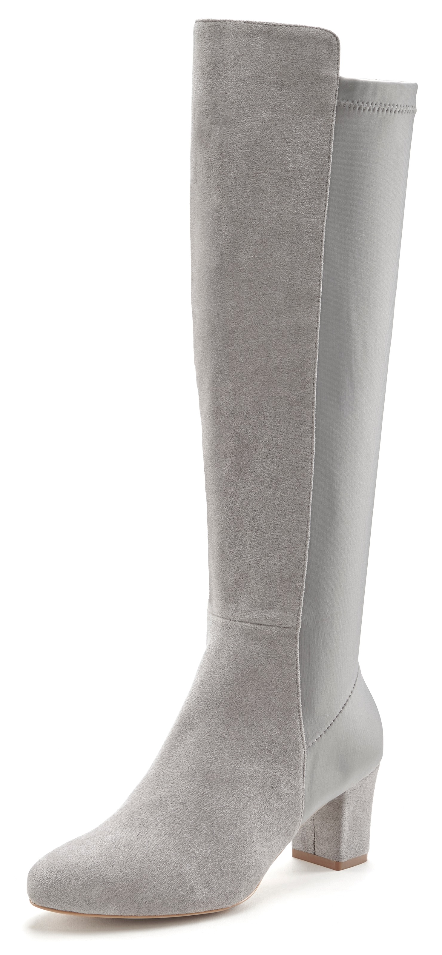LASCANA Stiefel, mit Stretcheinsatz und Langschaft, Stiefelette, Langer Sti günstig online kaufen