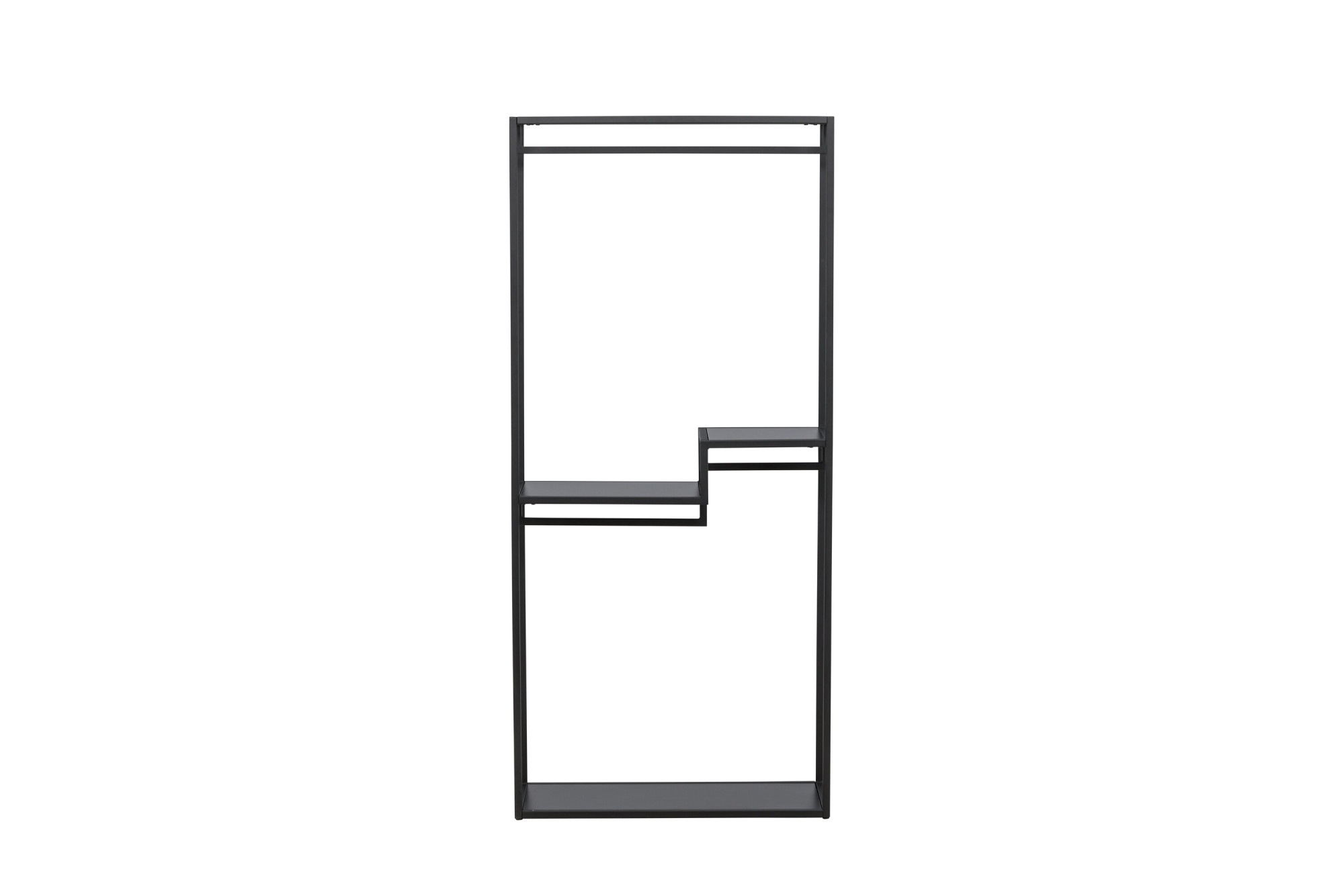 Venture Home Kleiderständer »Staal, Garderobenständer in Schwarz-Stahl, Kleiderstange, Höhe 188 cm« Garderobe, Pulverbeschichtung, Ablagen, anspruchsvoll, modern