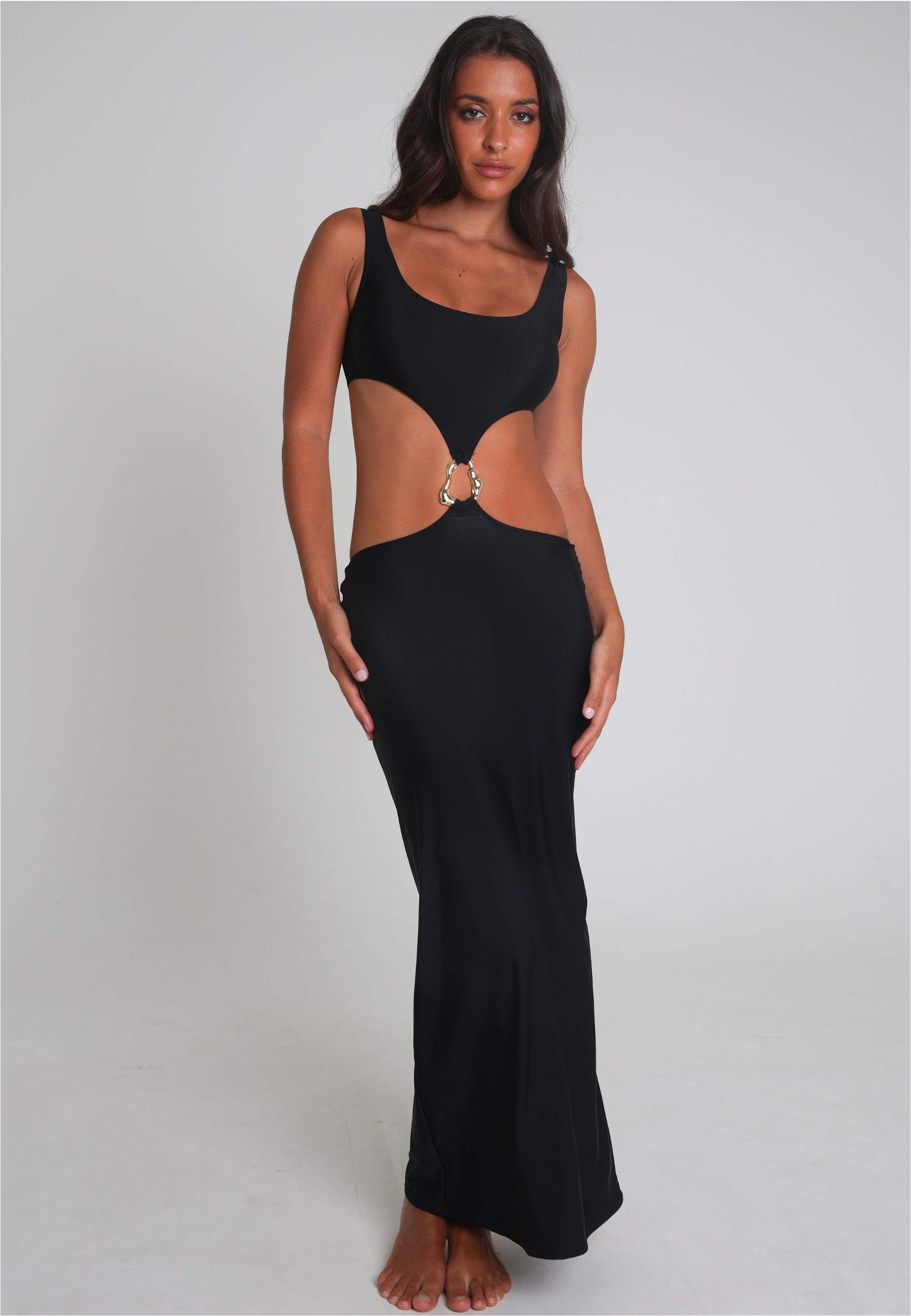 Moda Minx Jerseykleid »Irregular Hoop«, (1 tlg.), mit stilvollen Cut-Outs