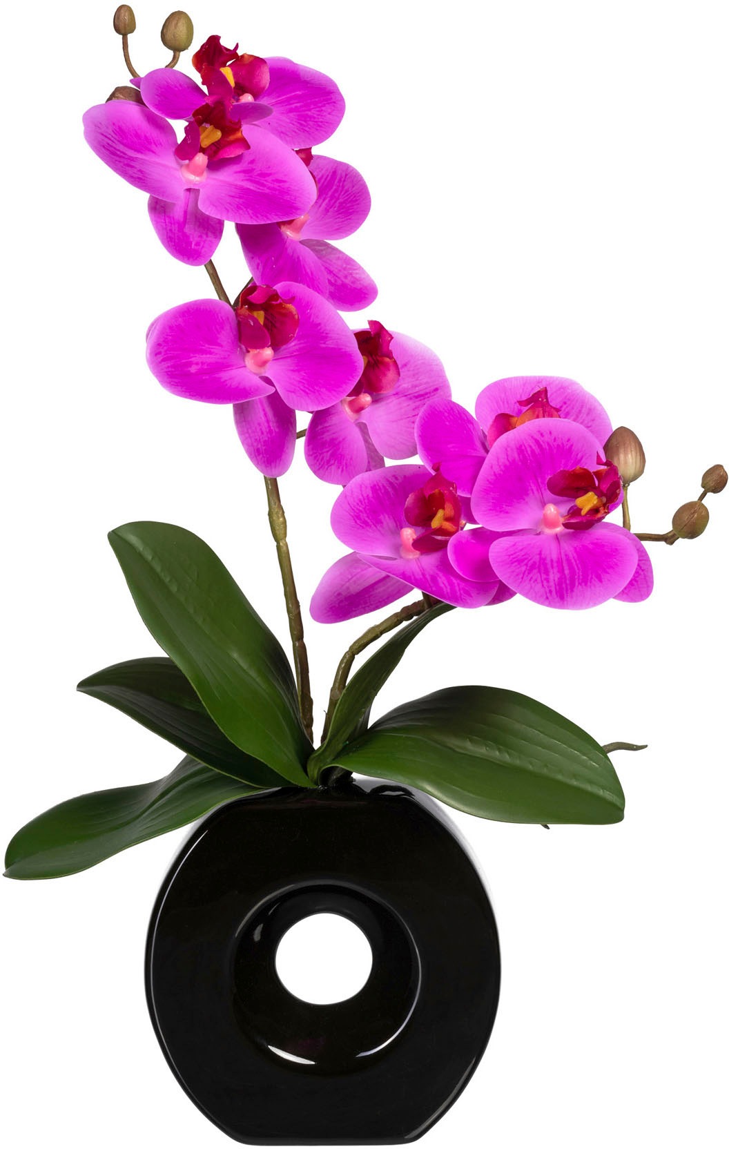 Kunstorchidee »Phalaenopsis«, in Keramikvase
