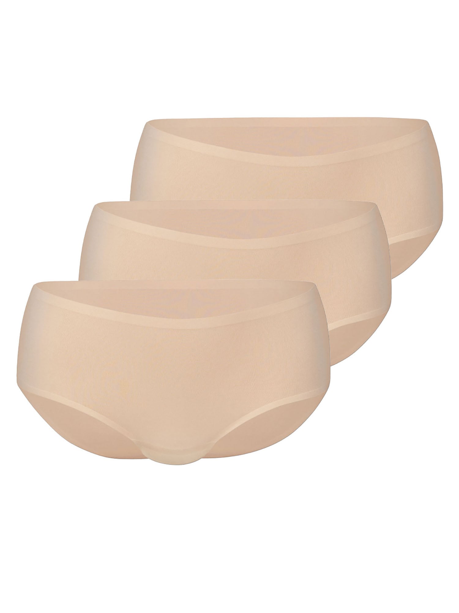 ANITA Damen Hipster "3er Pack Hipster Essential", Gr. SM, beige, Stoff, Obermaterial: 80% Polyamid PA. 20% Elasthan EL., Unterhosen