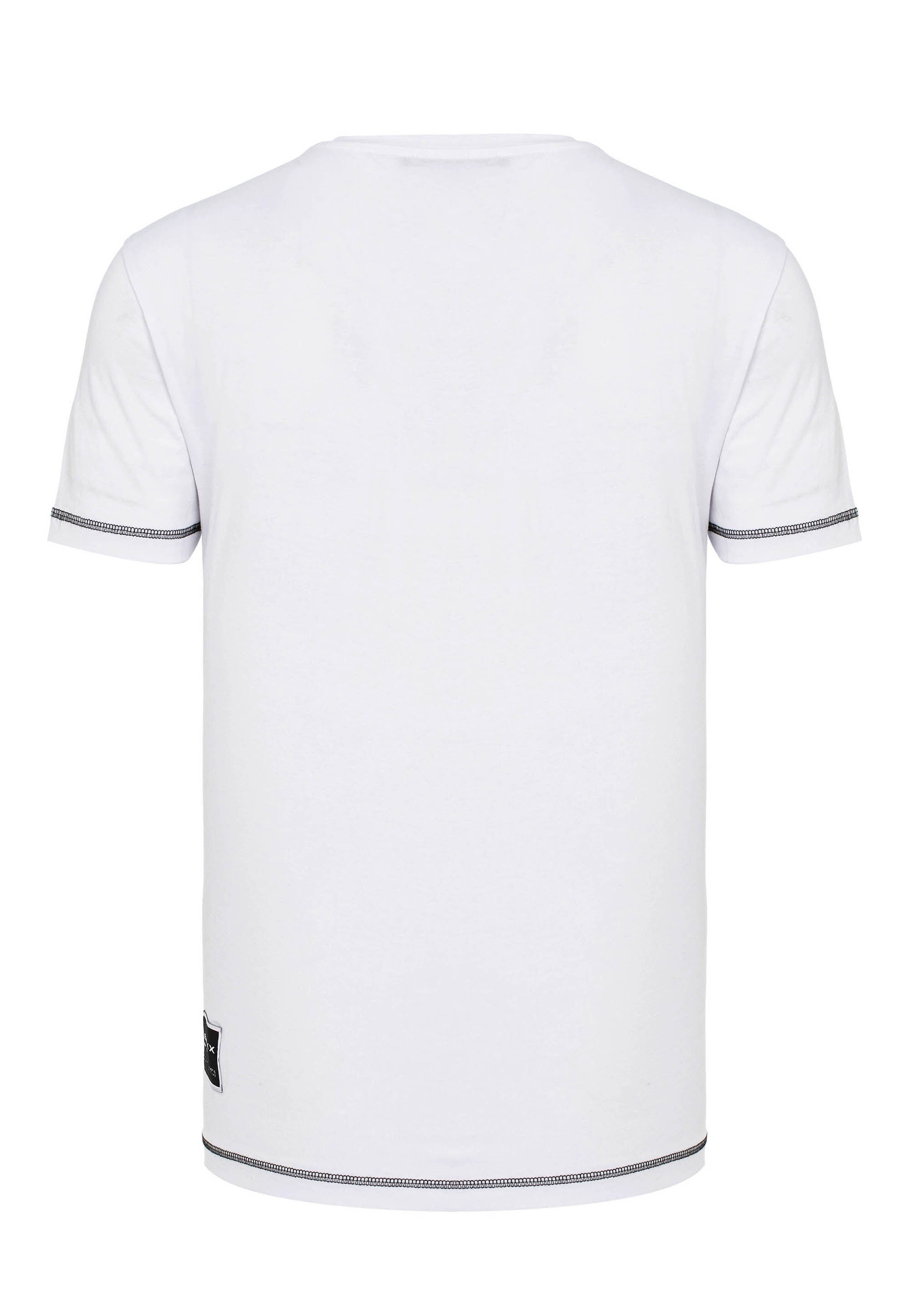 Cipo & Baxx T-Shirt »T-Shirt«, mit trendigem Frontprint als Highlight