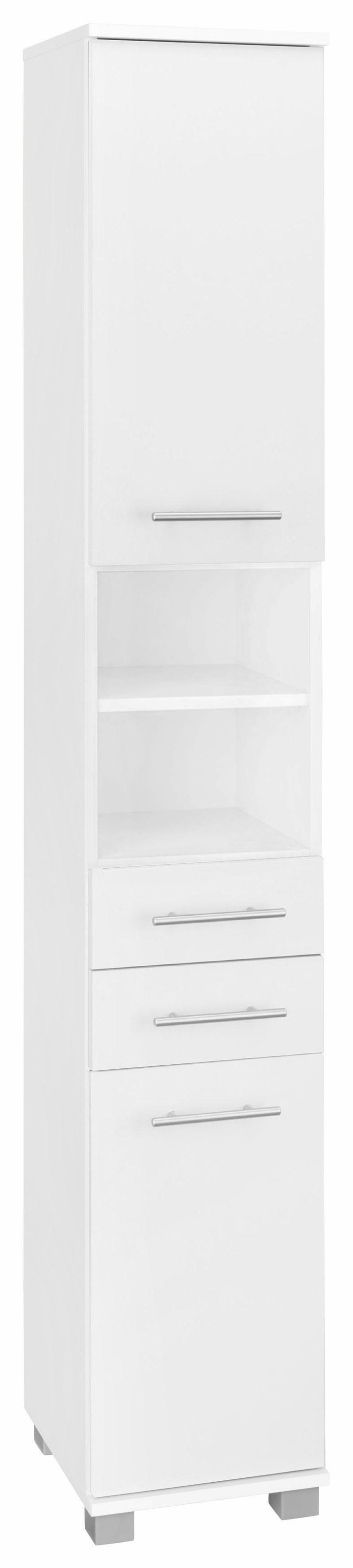 Schildmeyer Hochschrank »Emmi«, Breite 30 cm, Metallgriffe, mit 2 Schubkästen