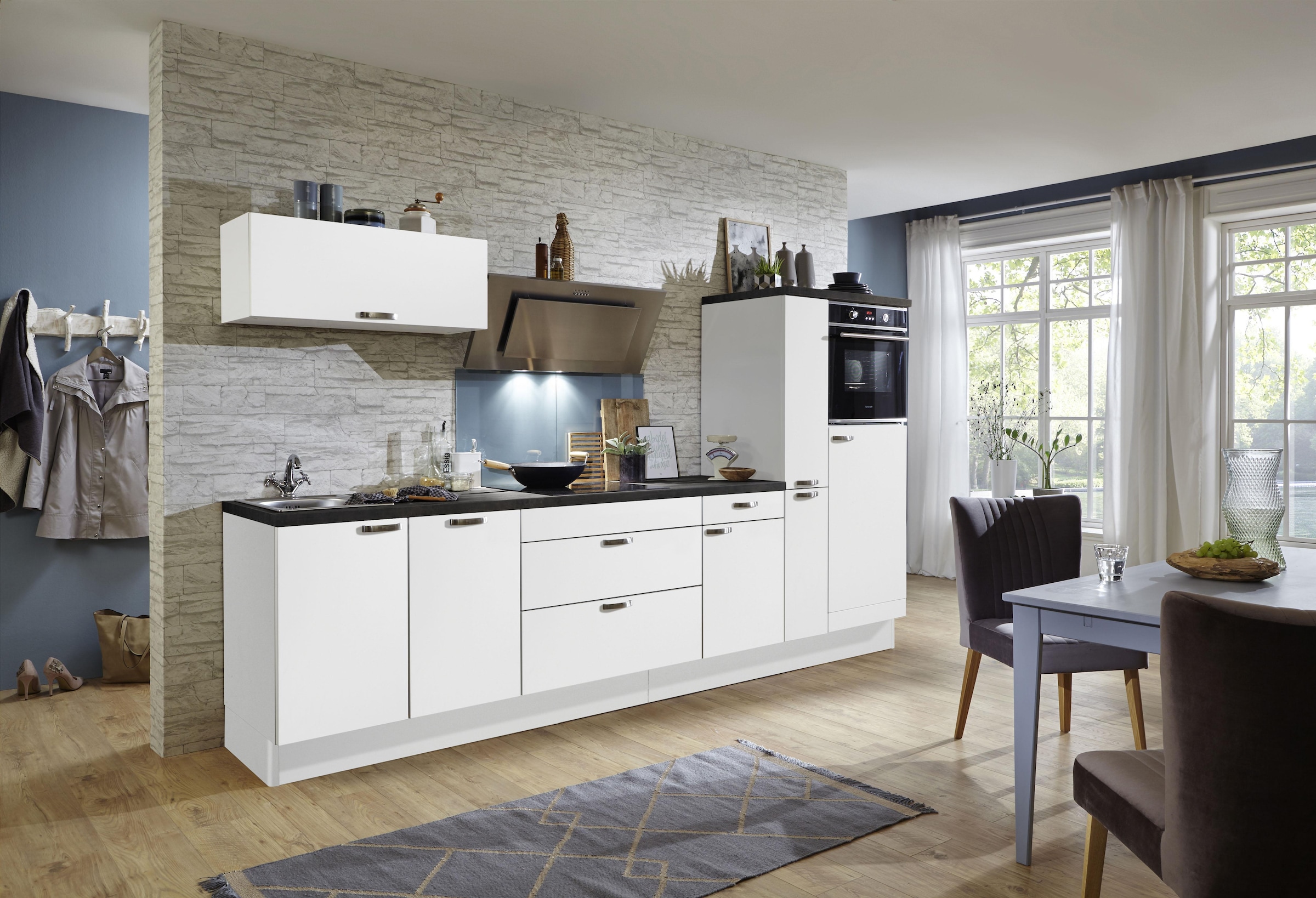 OPTIFIT Küchenzeile »Cara«, BAUR und Soft-Close-Funktion, Vollauszüge kaufen Breite cm 320 