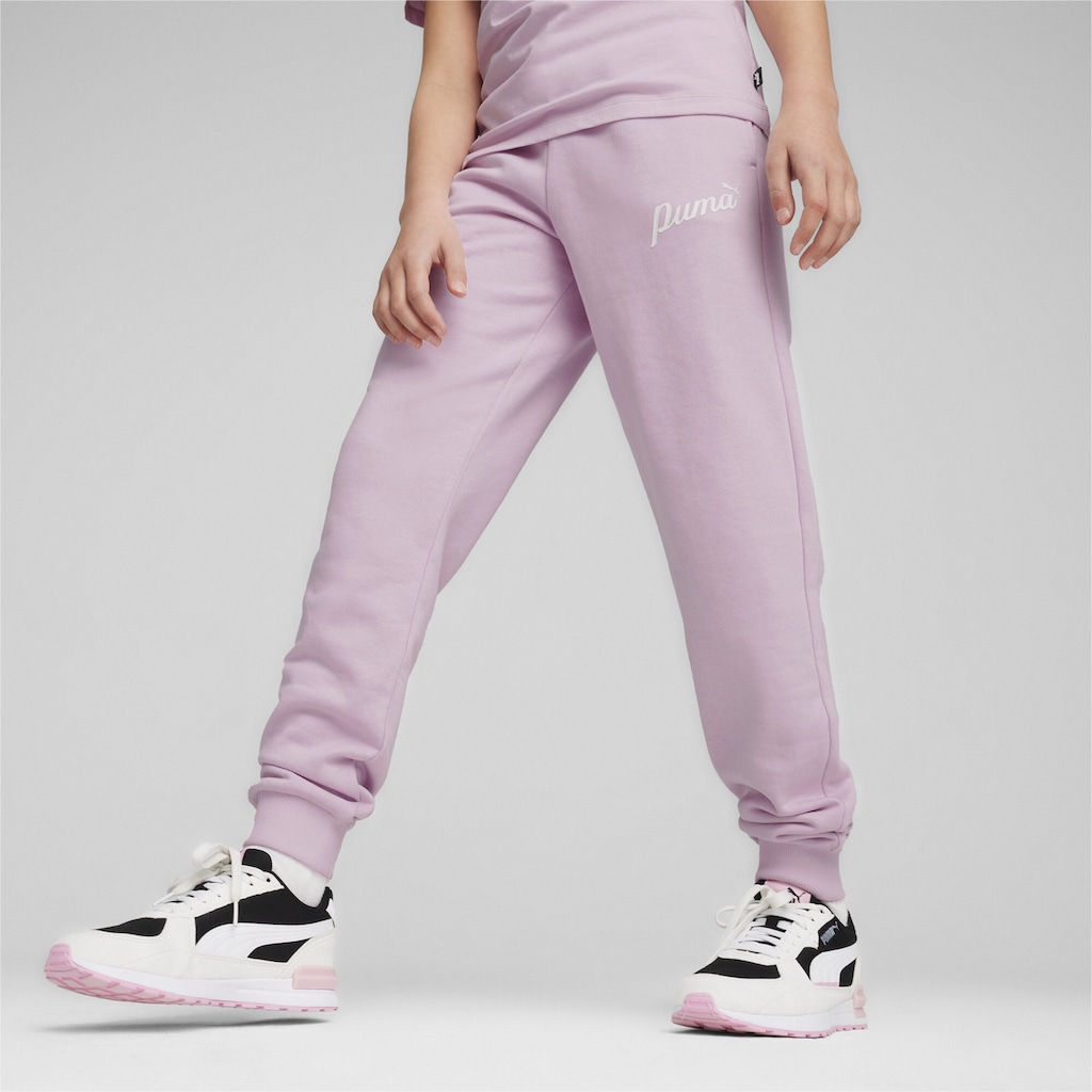 PUMA Sporthose »ESS+ Script Jogginghose Mädchen Mädchen«