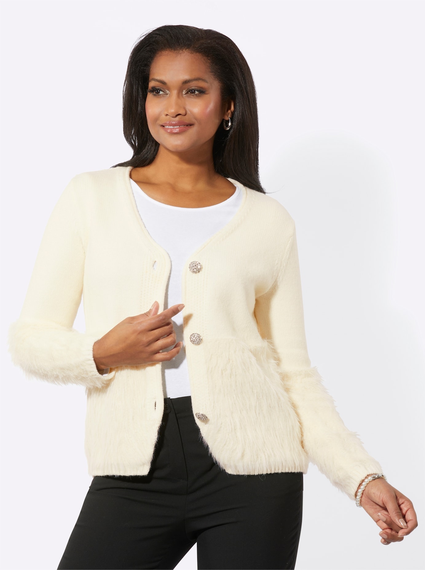 Lady Strickjacke