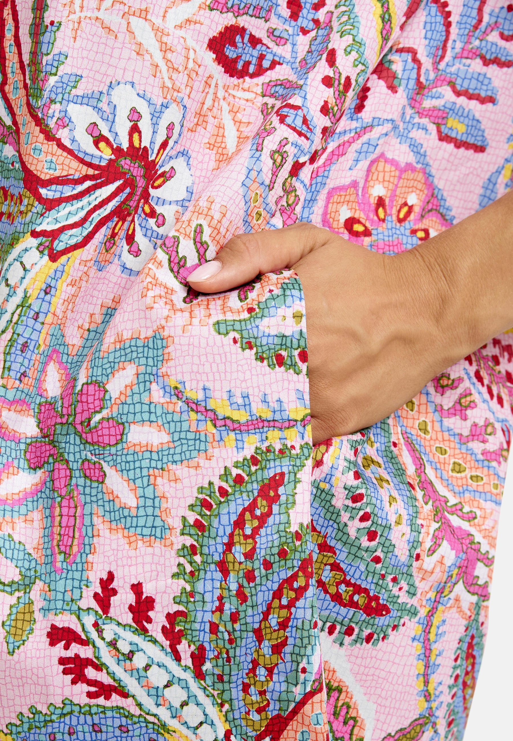 Milano Italy Sommerkleid Eingrifftaschen mit Taschen