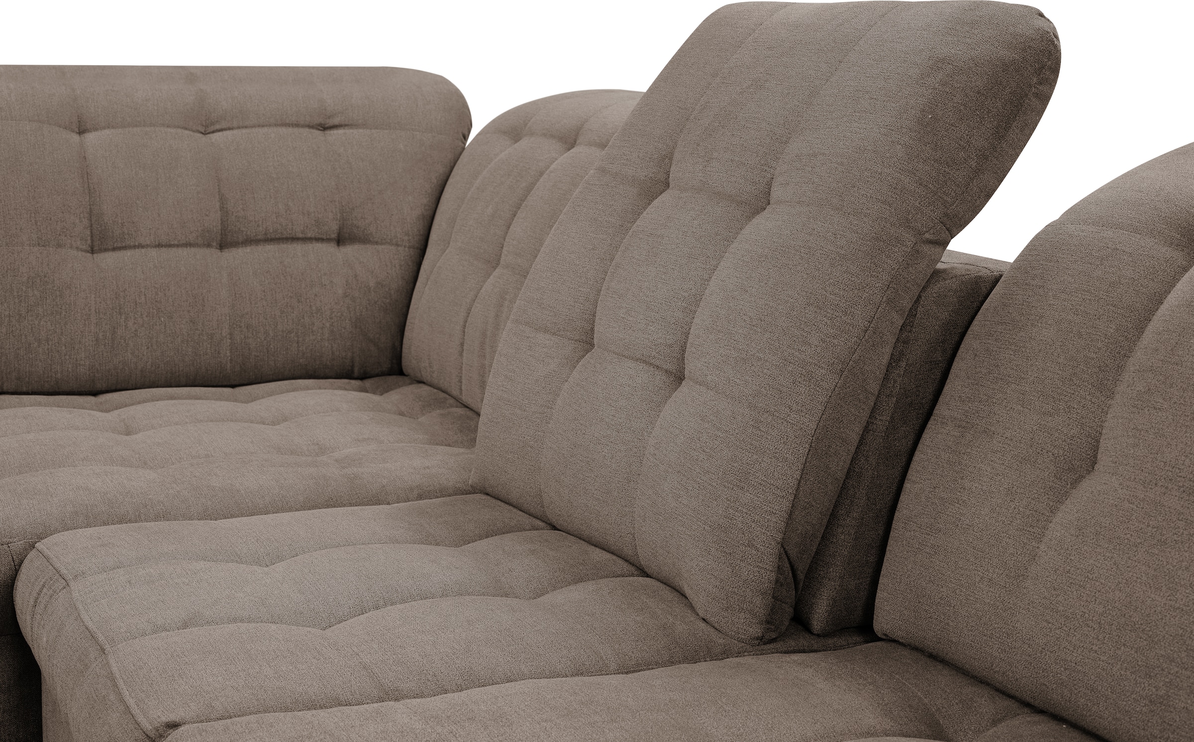 WERK2 Wohnlandschaft »Kordula-New U-Form«, Sofa in U-Form mit Schlaffunktion & Bettkasten, Schlafcouch