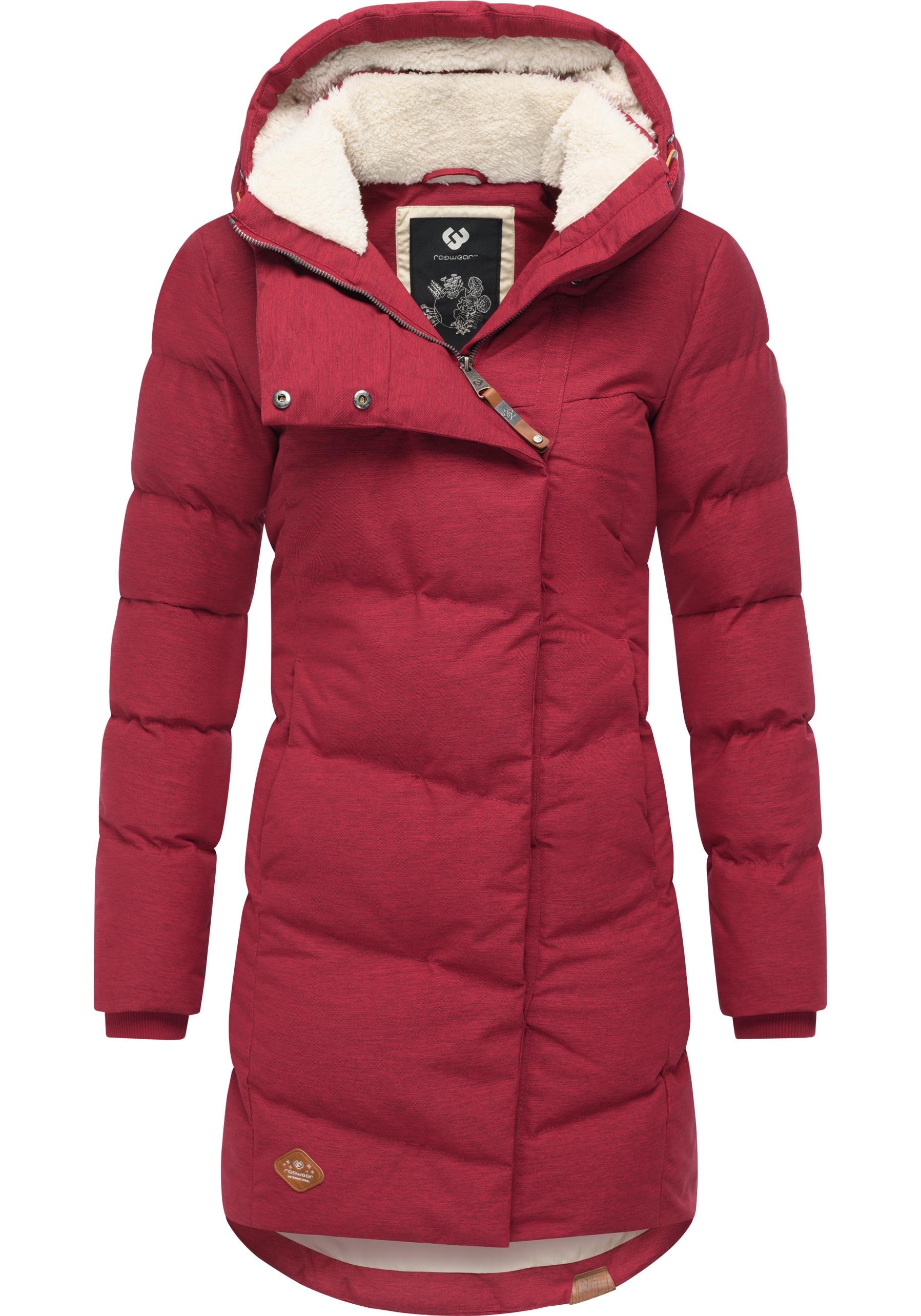 Ragwear Wintermantel "Pavla" stylischer Winterparka mit Teddyfutter und Kap günstig online kaufen