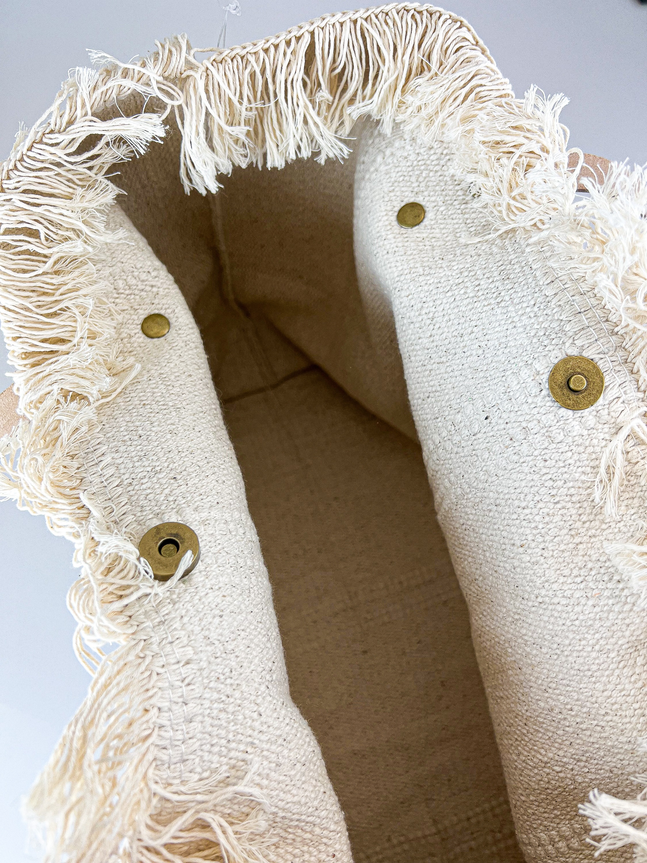 COLLEZIONE ALESSANDRO Schultertasche »Wild and Free«, aus Baumwolle mit echtem Leder