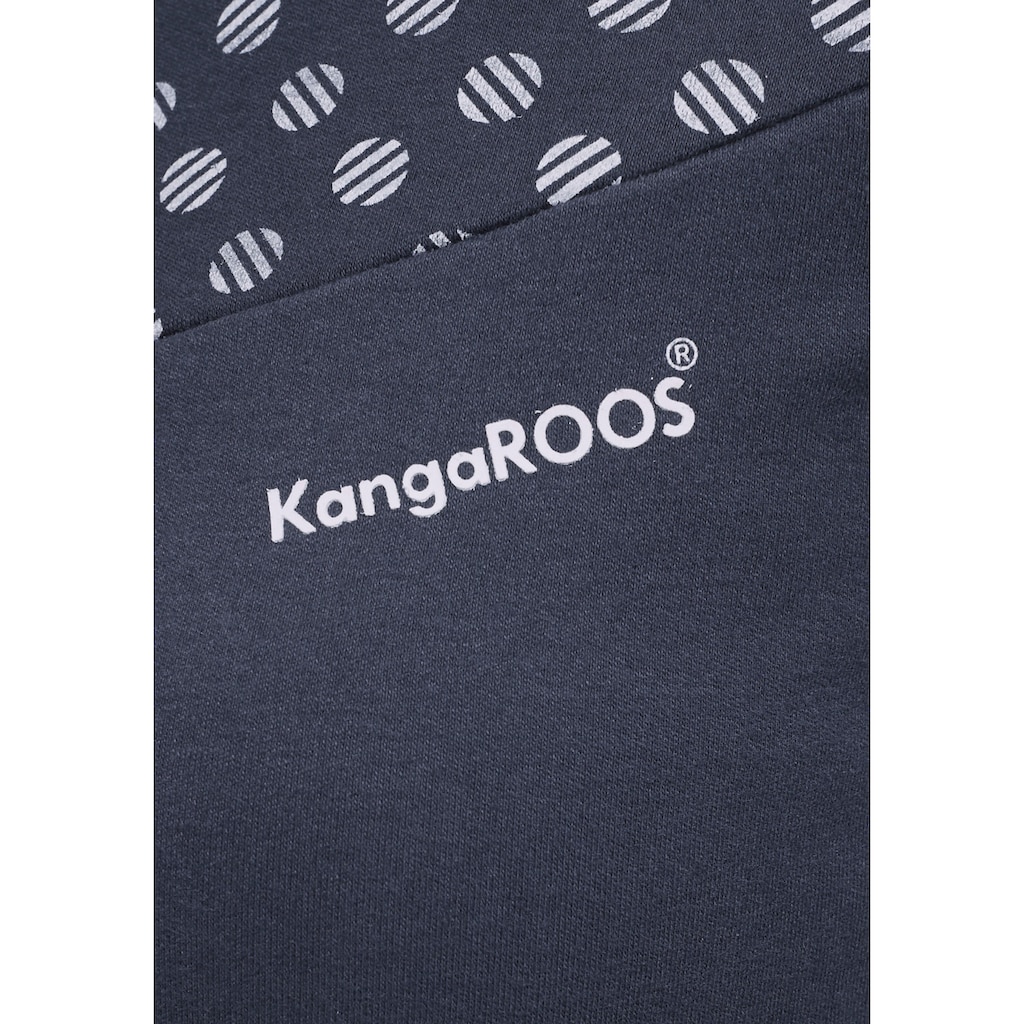 KangaROOS Sweatkleid, mit Print im Schulter- und Ärmelbereich