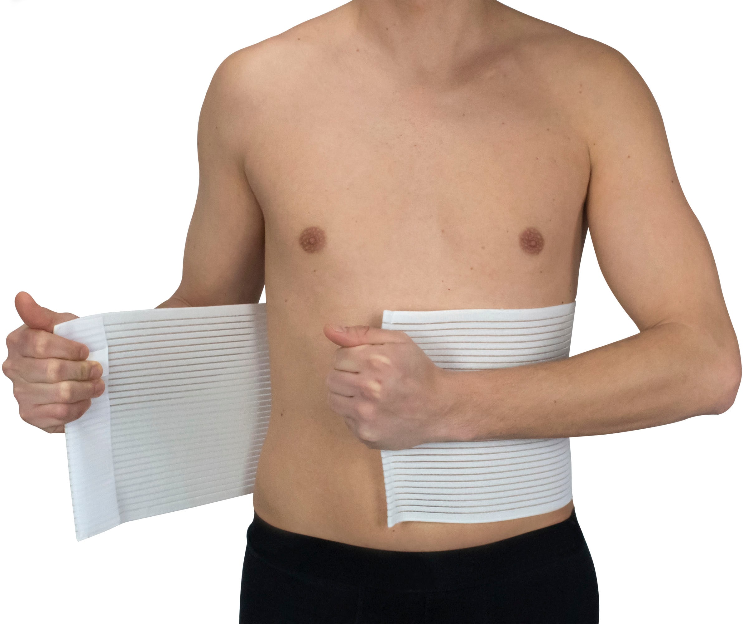 HYDAS Bauch- und Rückenstützgürtel "für eine perfekte Silhouette, figurformend und stabilisierend", Umfang: 70cm - 130cm, weiß, Elasthan, Polyamid,