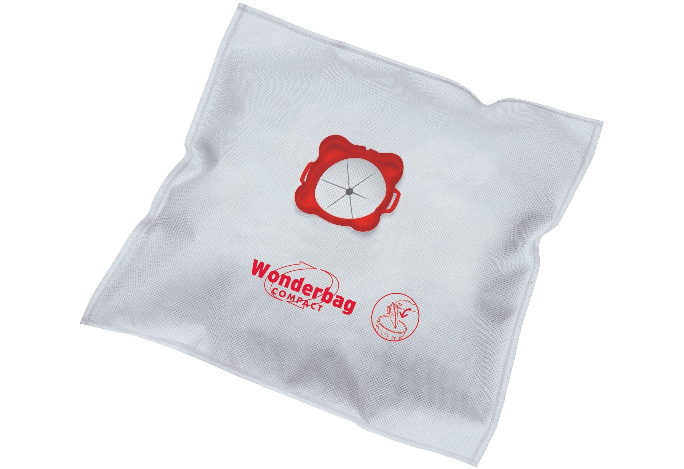 Rowenta Staubsaugerbeutel "Wonderbag Compact WB3051", 3-lagig mit reißfester Gewebestruktur