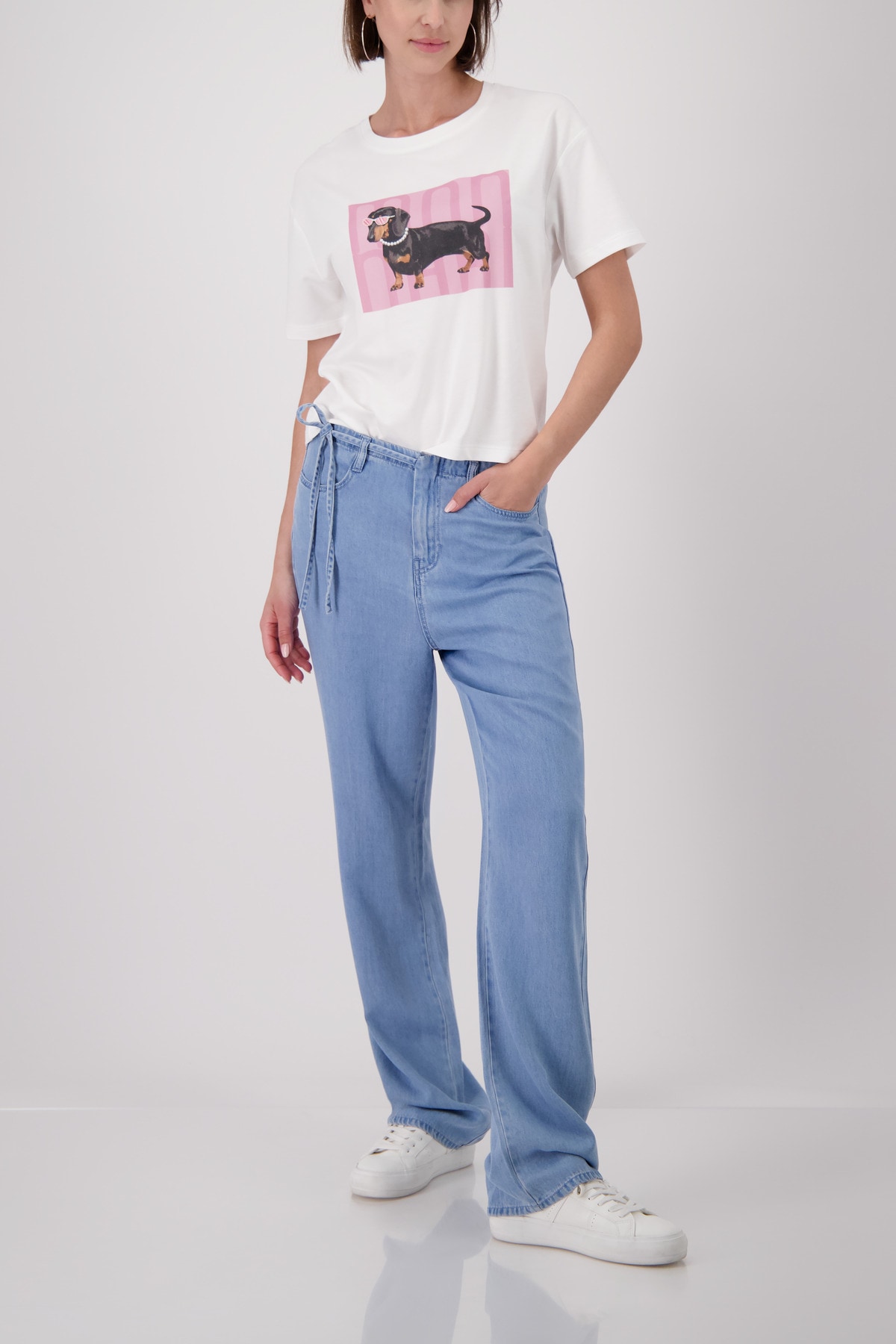 Monari Rundhalsshirt »Shirt Dackel« mit Frontprint