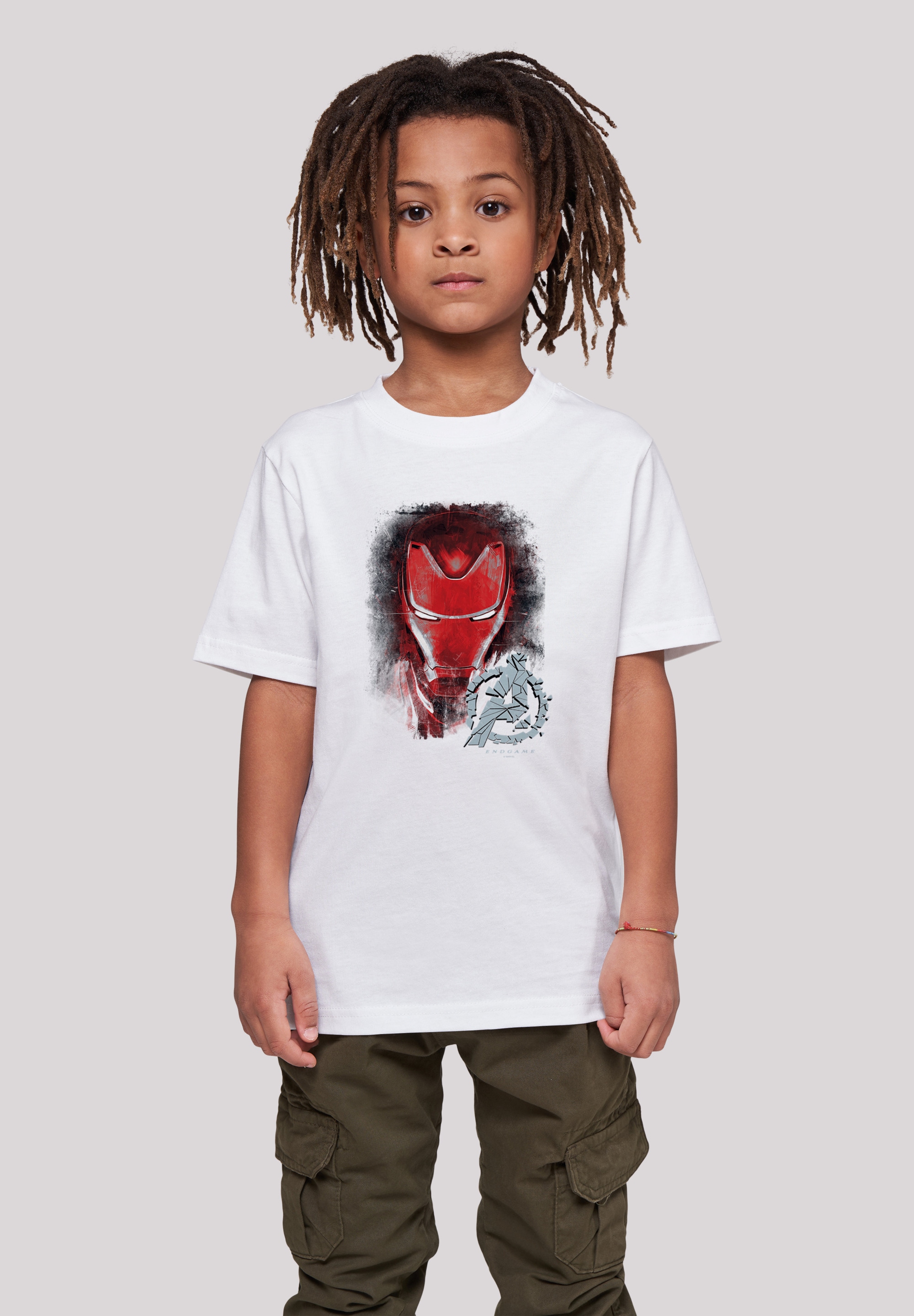 Brushed«, Unisex T-Shirt Print F4NT4STIC Iron »Marvel Man Avengers | Kinder,Premium bestellen Endgame BAUR Merch,Jungen,Mädchen,Logo
