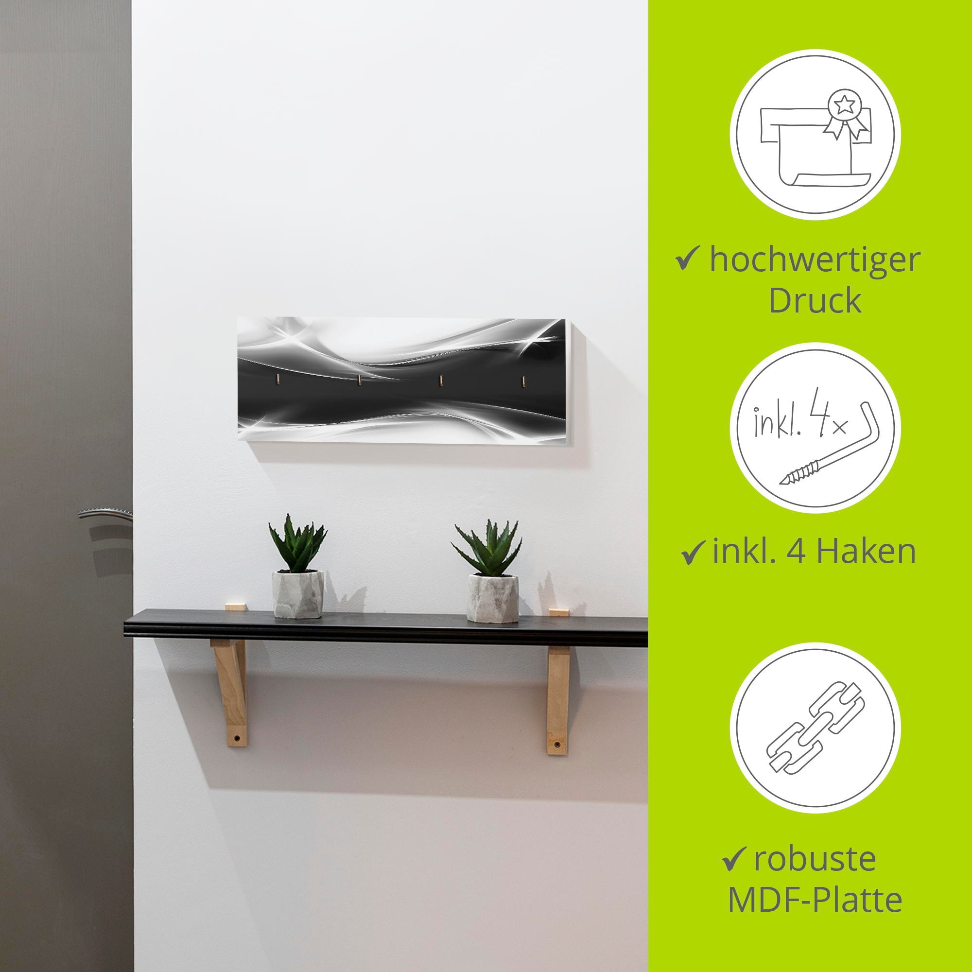 Artland Hakenleiste »Kreatives Element«, MDF