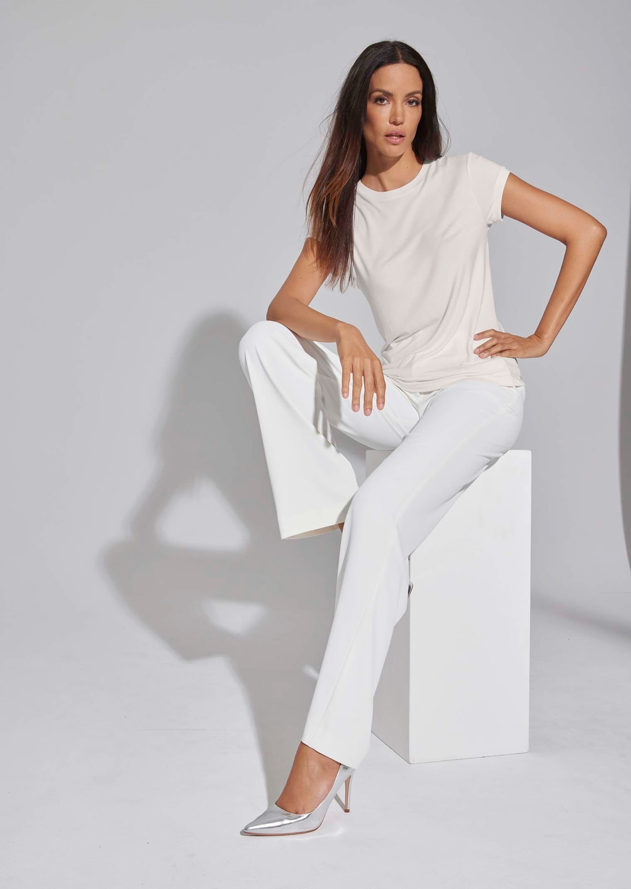 MADELEINE Kurzarmshirt »Jerseyshirt Kurzarm Jersey Basicoberteil« angenehme Stretchqualität