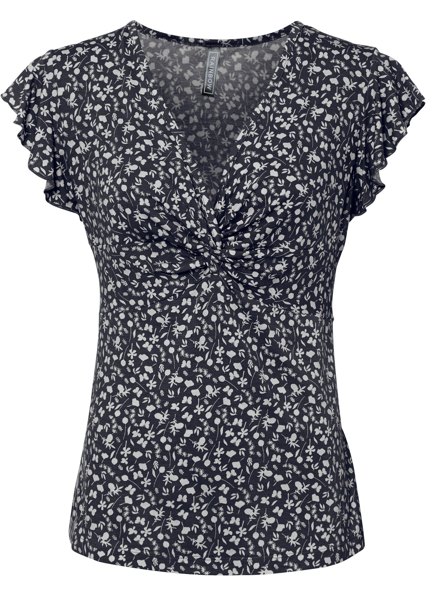 bonprix T-Shirt »Shirt aus Viskose-Mix« Shirt aus Viskose-Mix