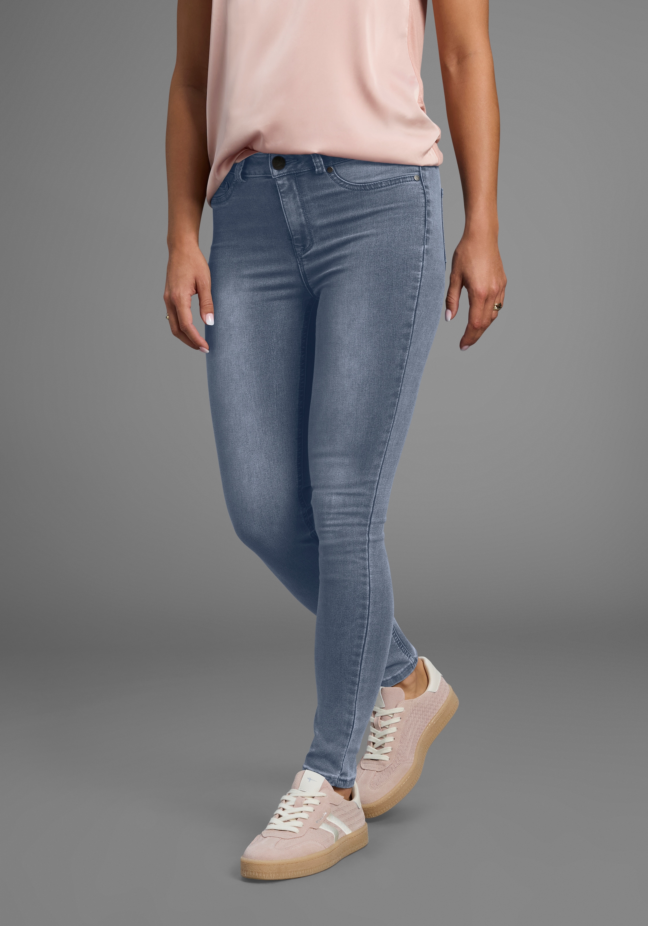 Arizona Skinny-fit-Jeans "Ultra Stretch" extra-eng geschnittene Beinform, m günstig online kaufen