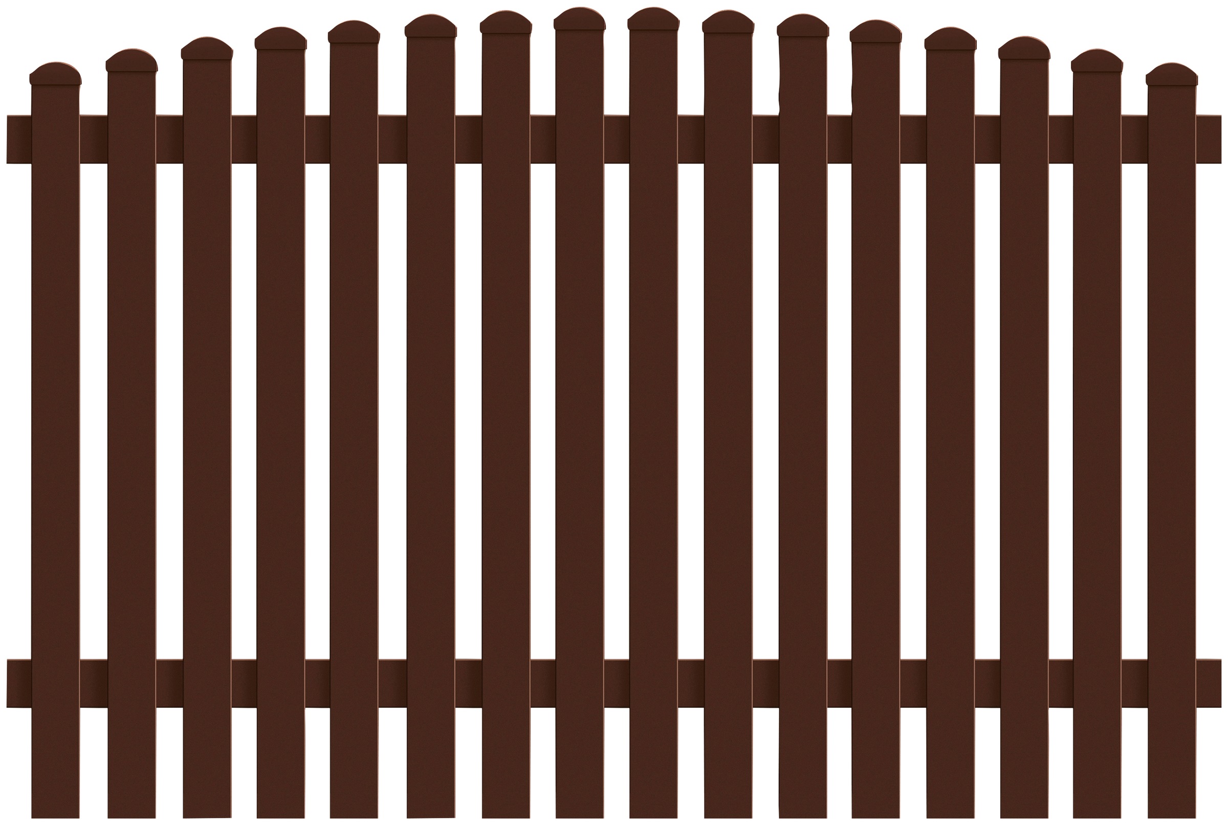 KM Zaun Lattenzaun »Meran Z37« LxH: 1813x150 c...