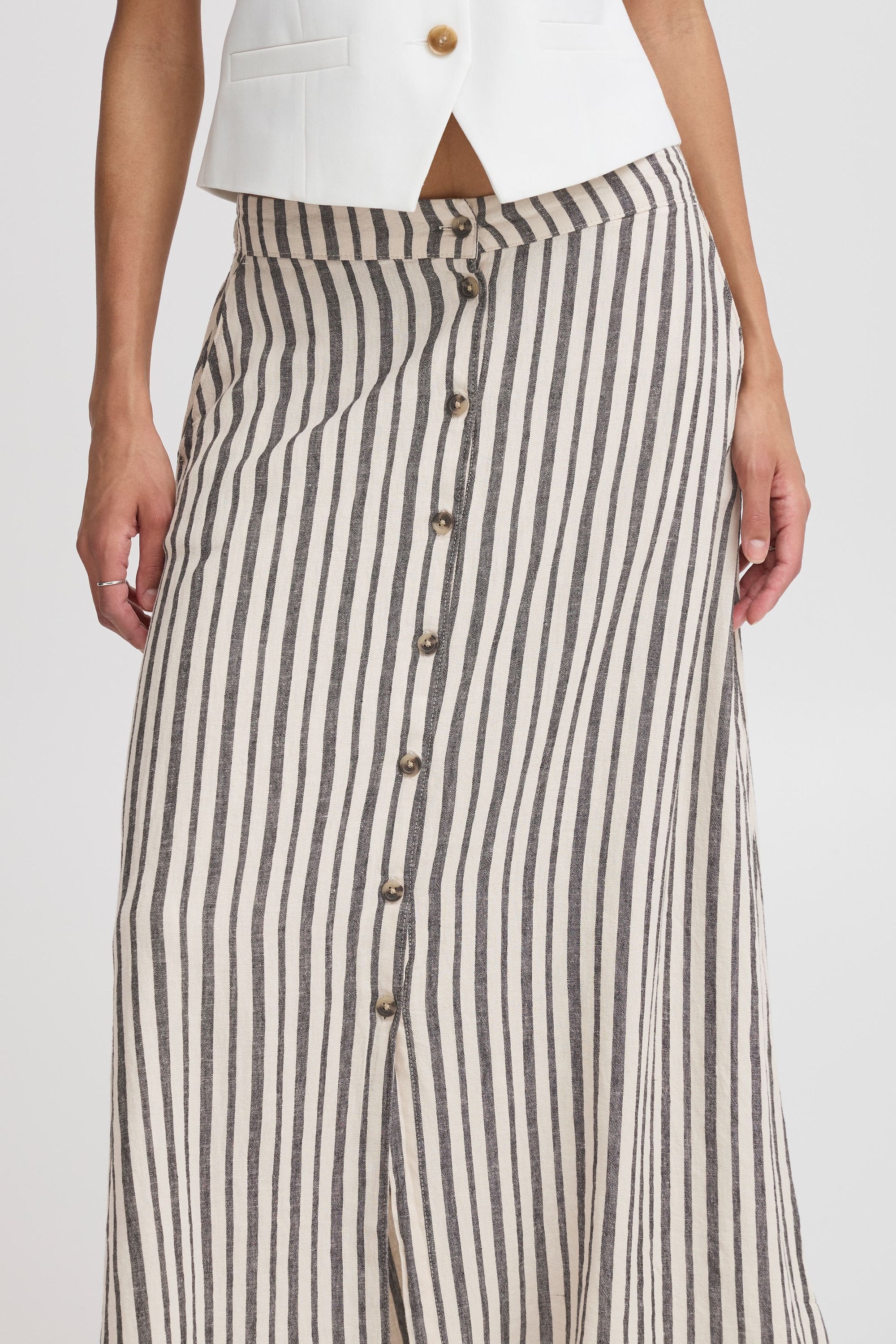 b.young Midirock »Midirock BYMFALAKKA BUTTON SKIRT«