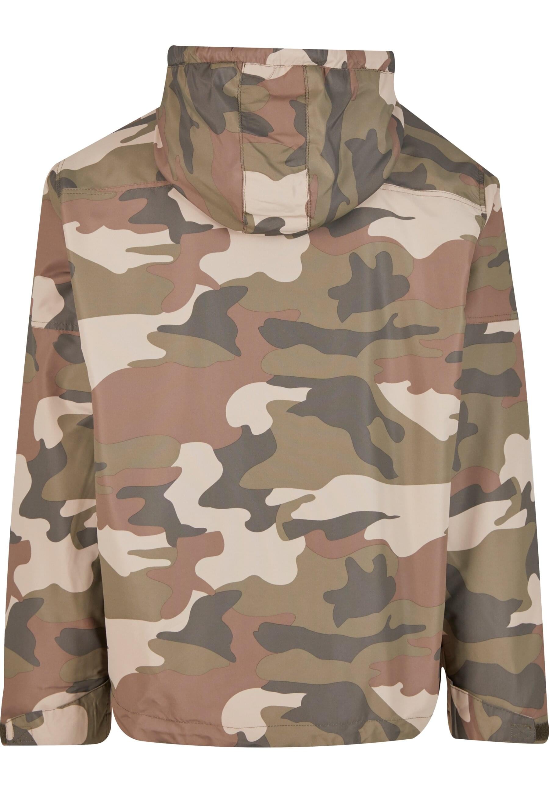 Brandit Anorak »Brandit Herren Fleece Pull Over Windbreaker«, (1 St.), mit Kapuze