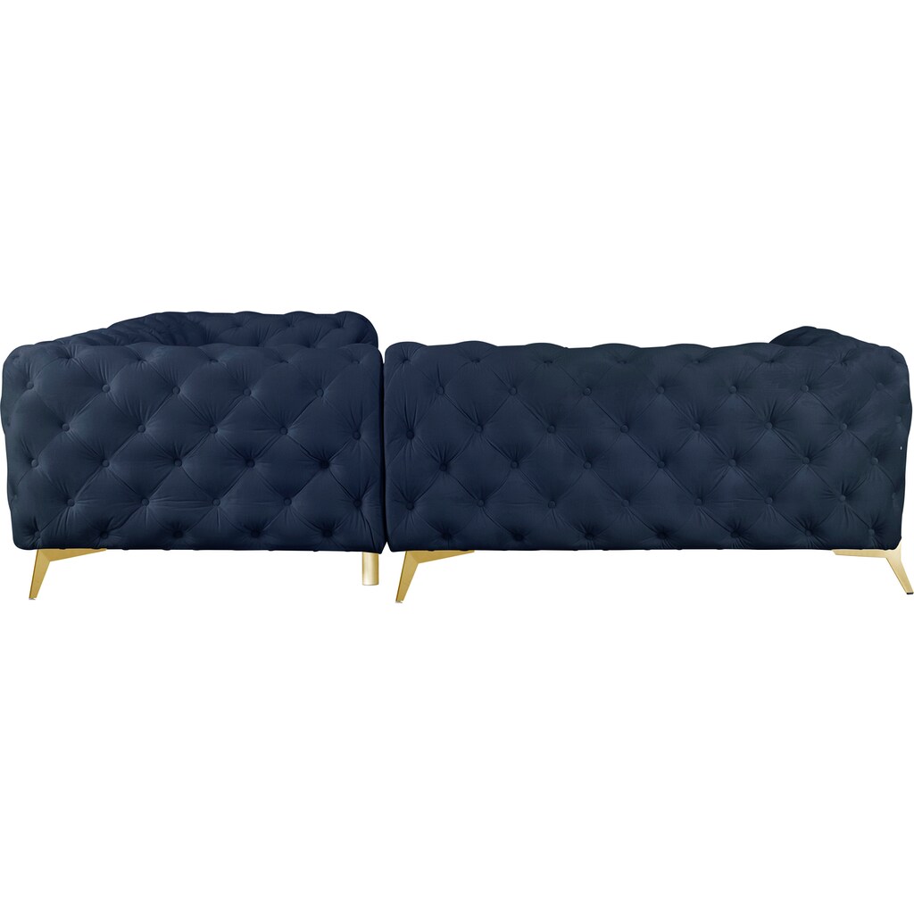 Leonique Chesterfield-Sofa »Amaury L-Form«